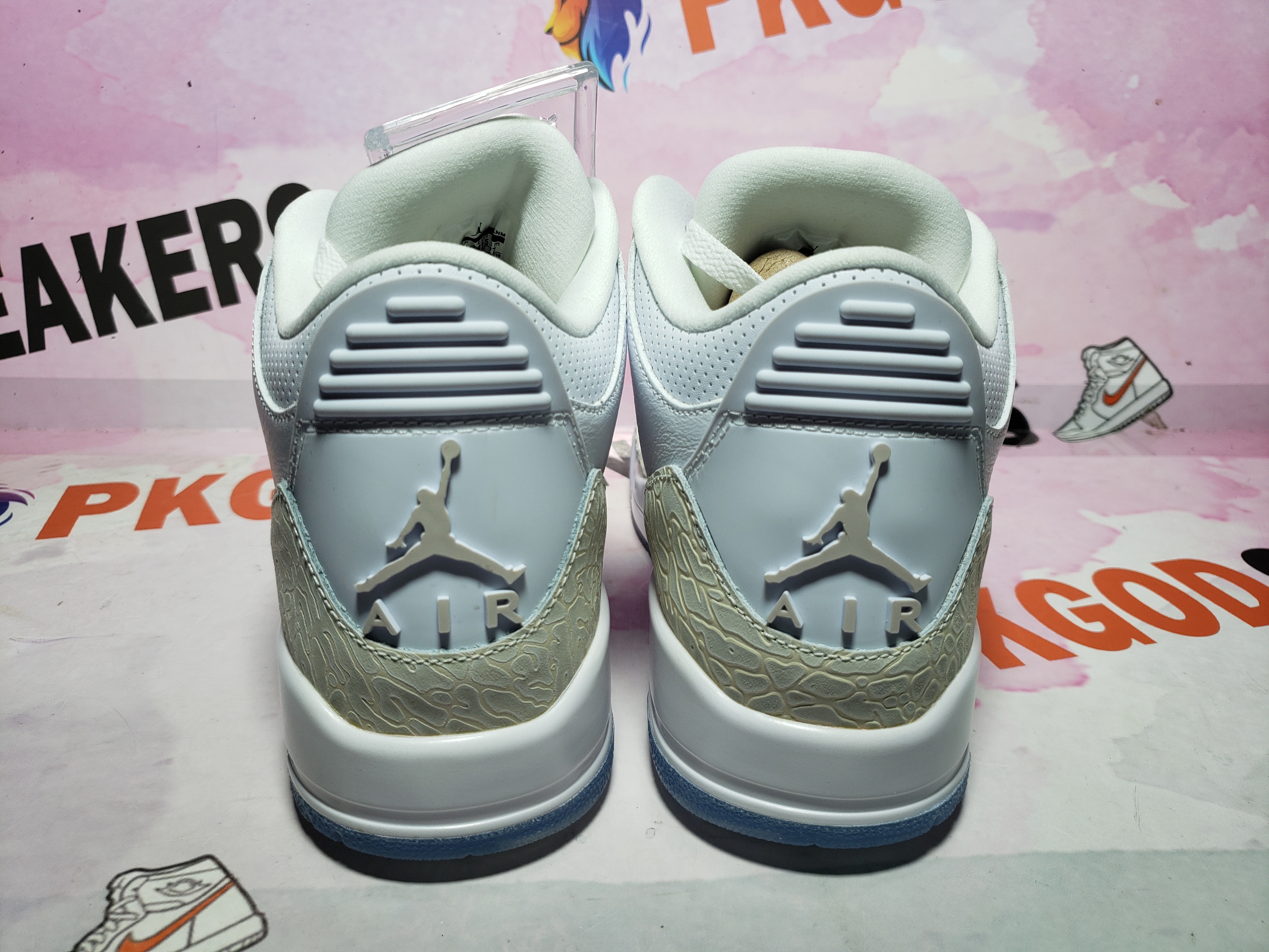 PKGoden Air Jordan 3 Retro Pure White (2018) 136064-111