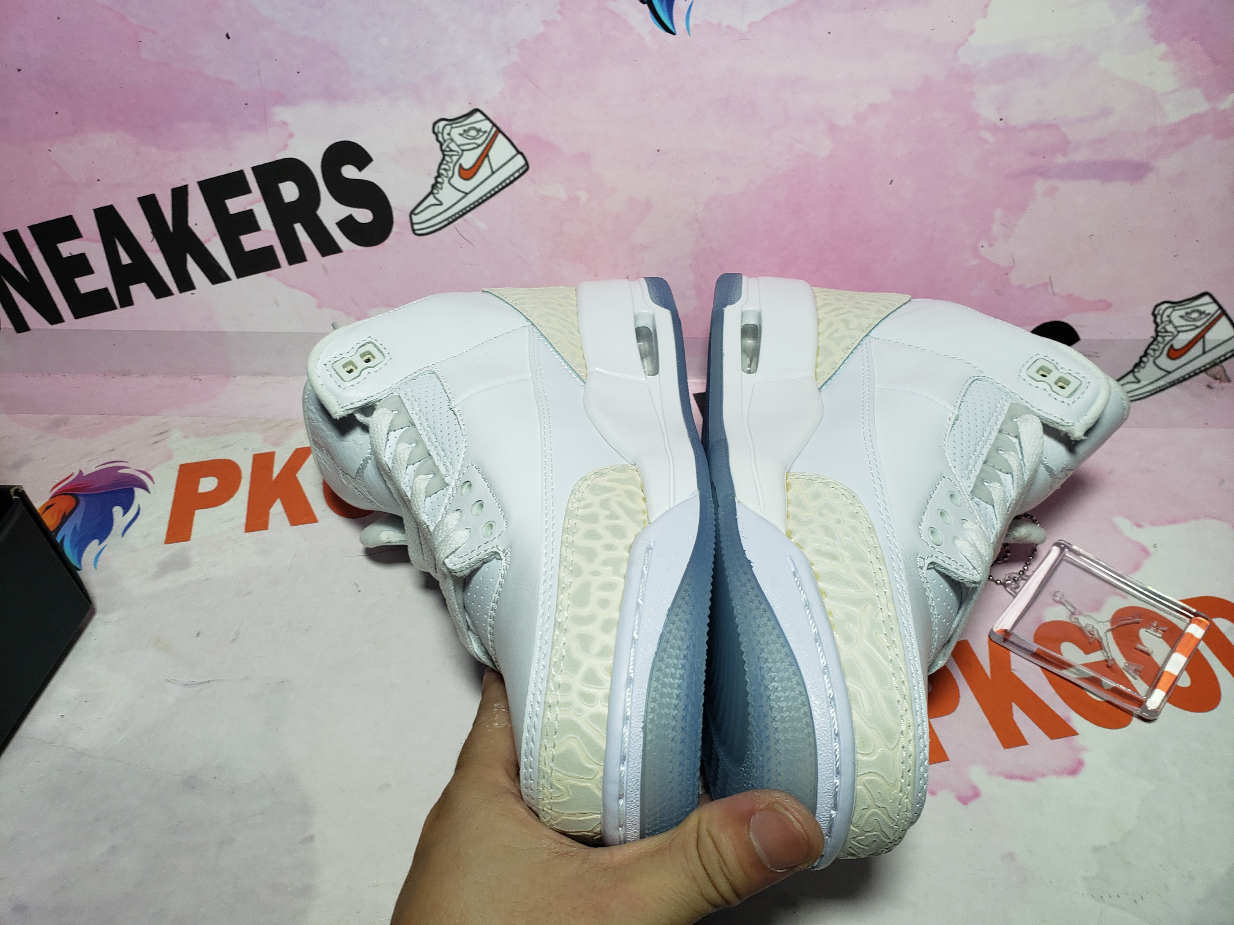 PKGoden Air Jordan 3 Retro Pure White (2018) 136064-111