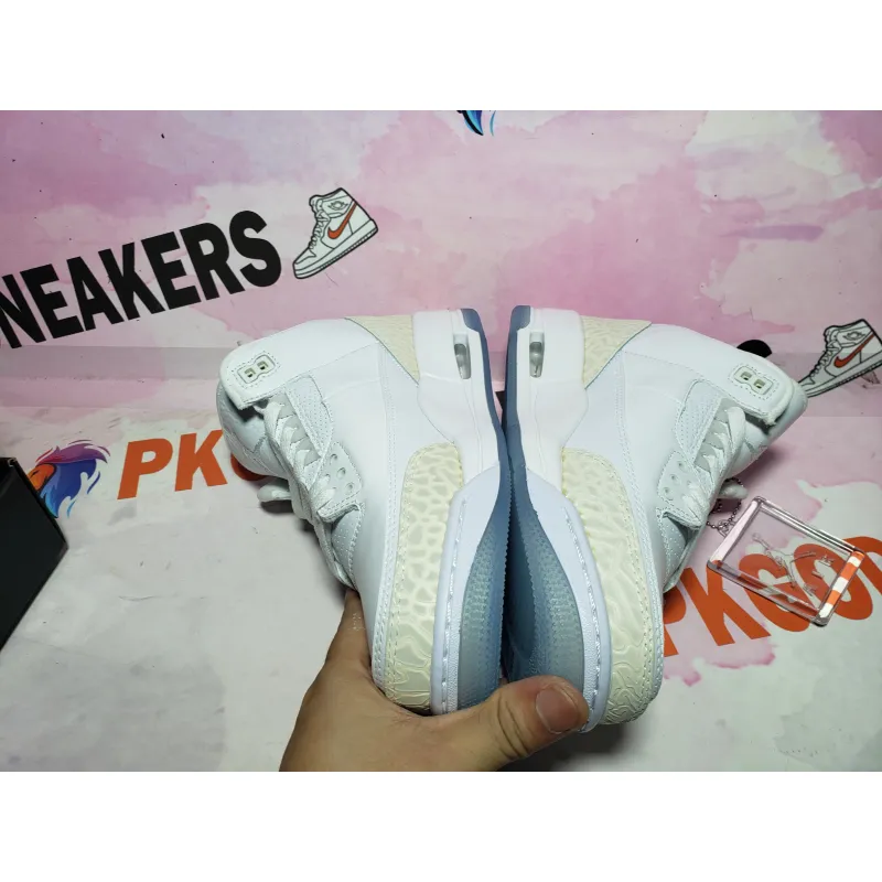 PKGoden Air Jordan 3 Retro Pure White (2018) 136064-111