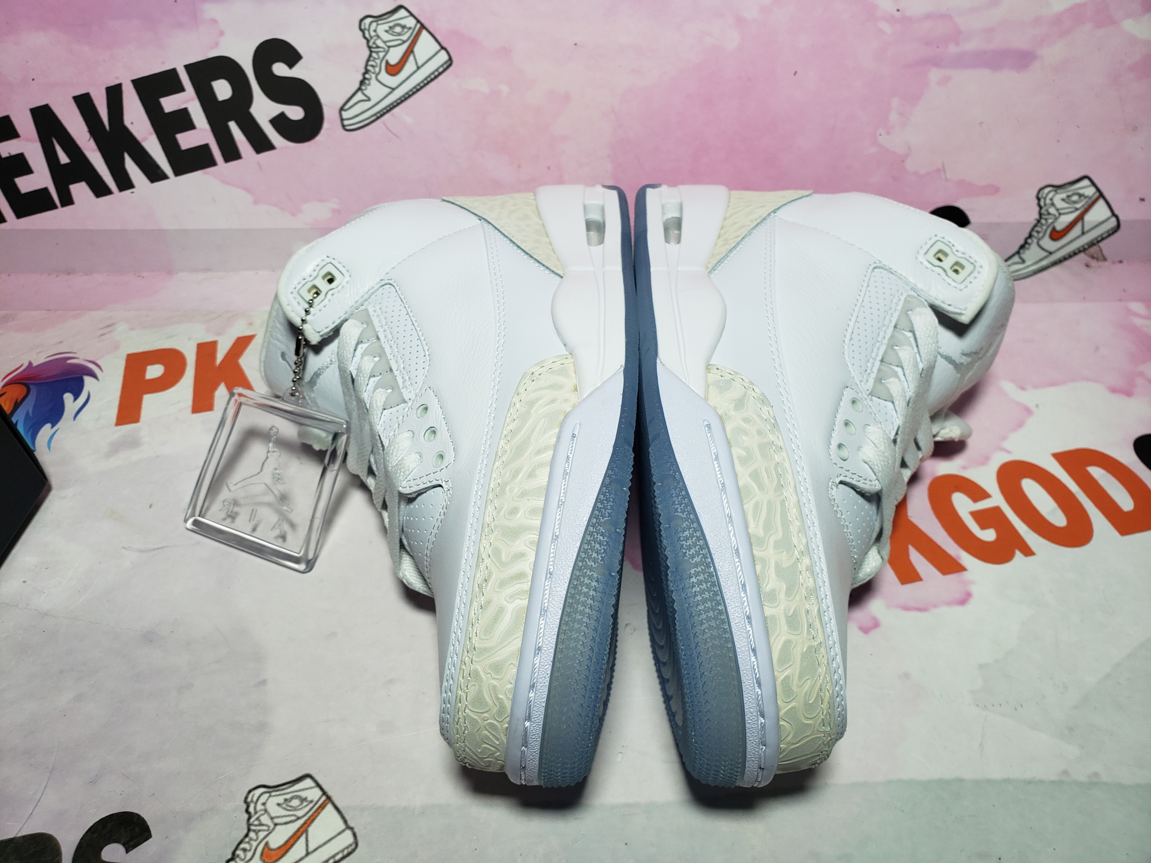 PKGoden Air Jordan 3 Retro Pure White (2018) 136064-111