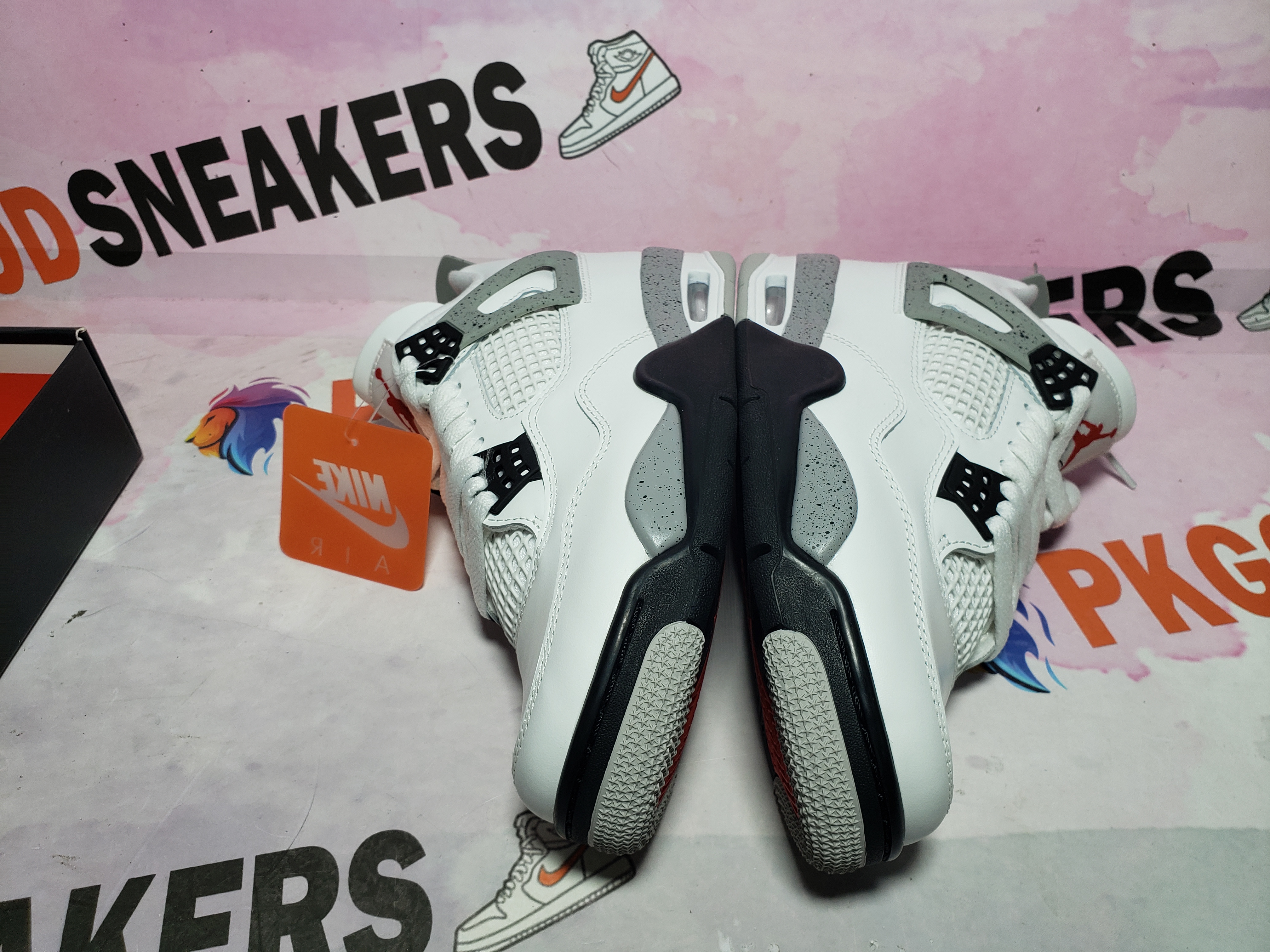 PKGoden Air Jordan 4 Retro OG White Cement FV5029-100 