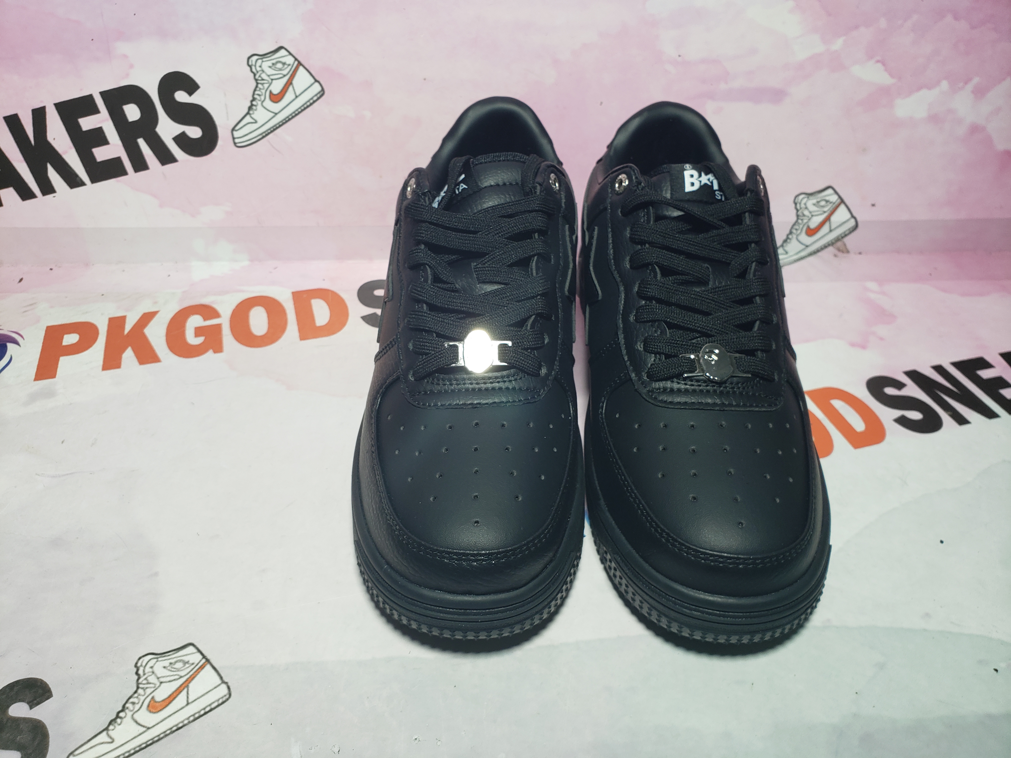 Special Sale A Bathing Ape Bape Sta Low Black 1J30 -191- 013