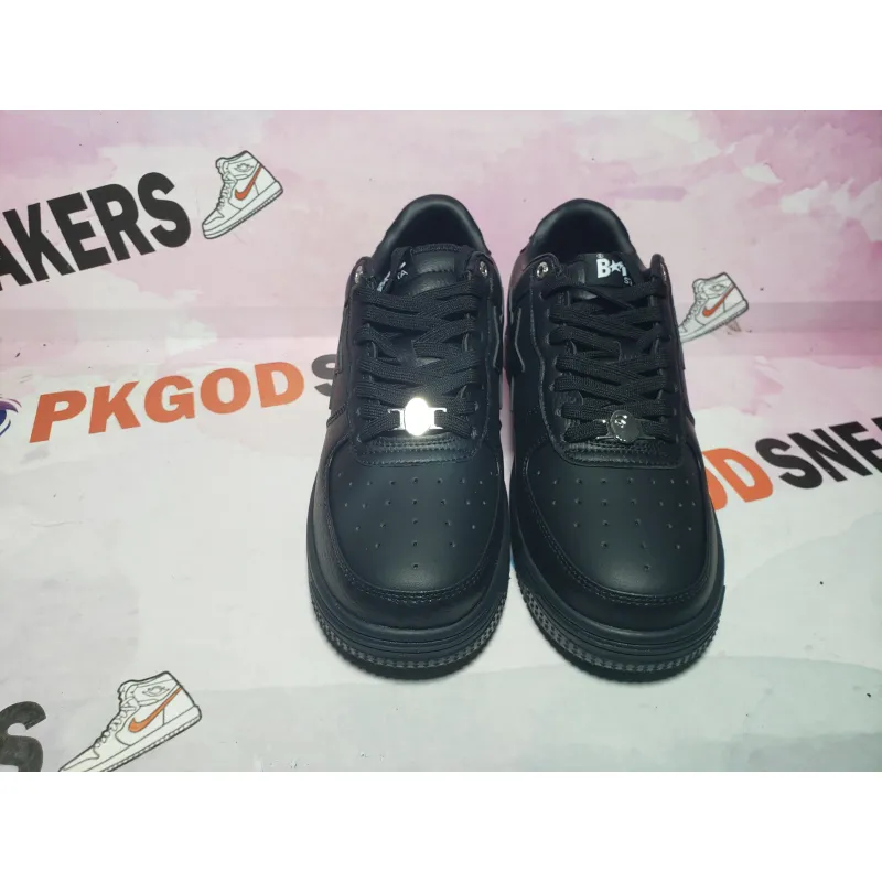 Special Sale A Bathing Ape Bape Sta Low Black 1J30 -191- 013