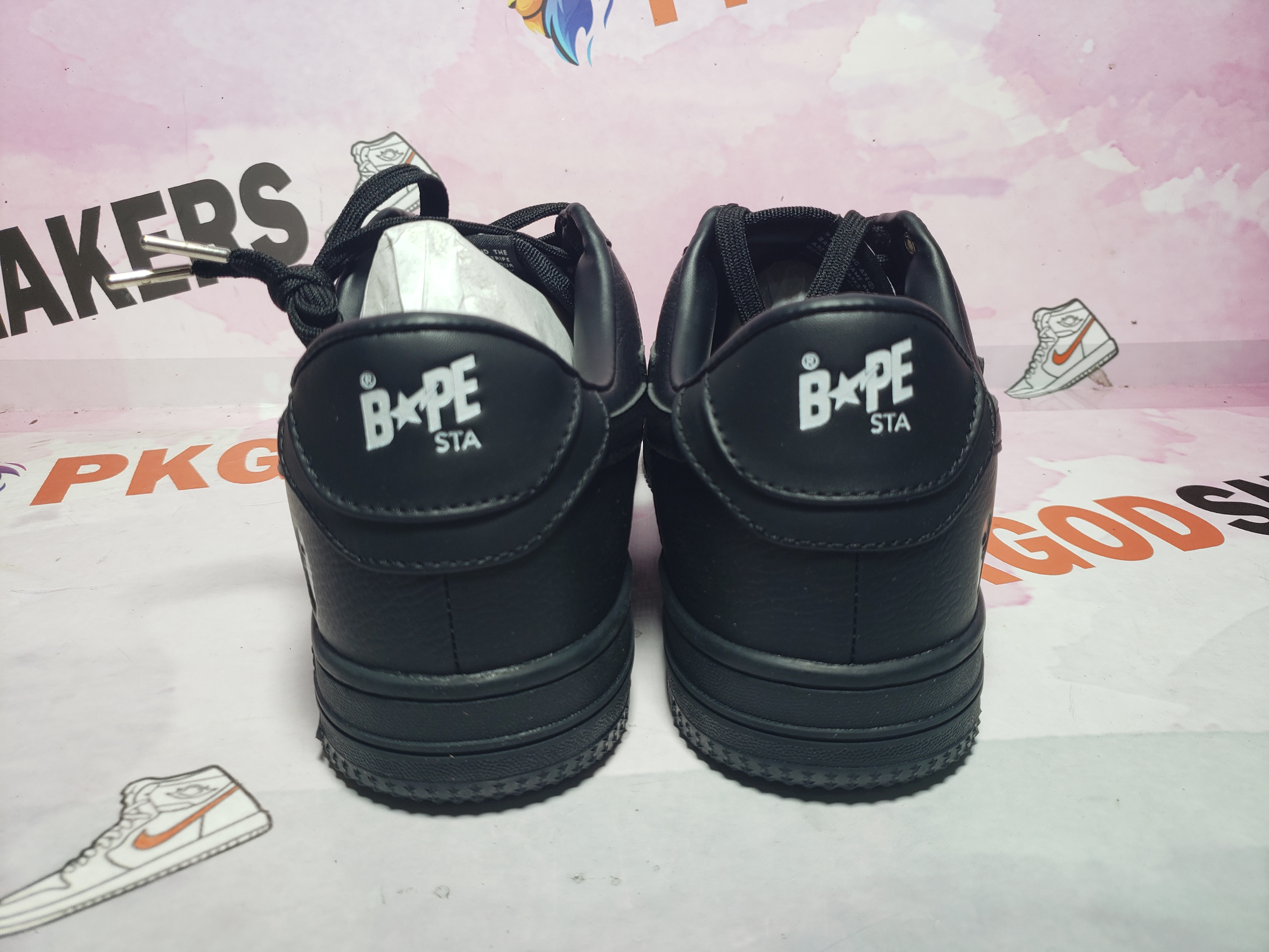 Special Sale A Bathing Ape Bape Sta Low Black 1J30 -191- 013