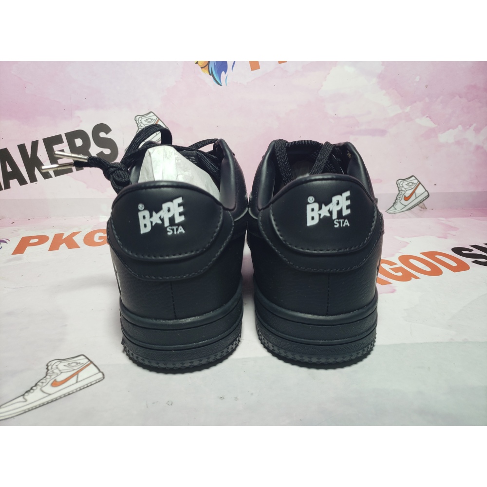 Special Sale A Bathing Ape Bape Sta Low Black 1J30 -191- 013