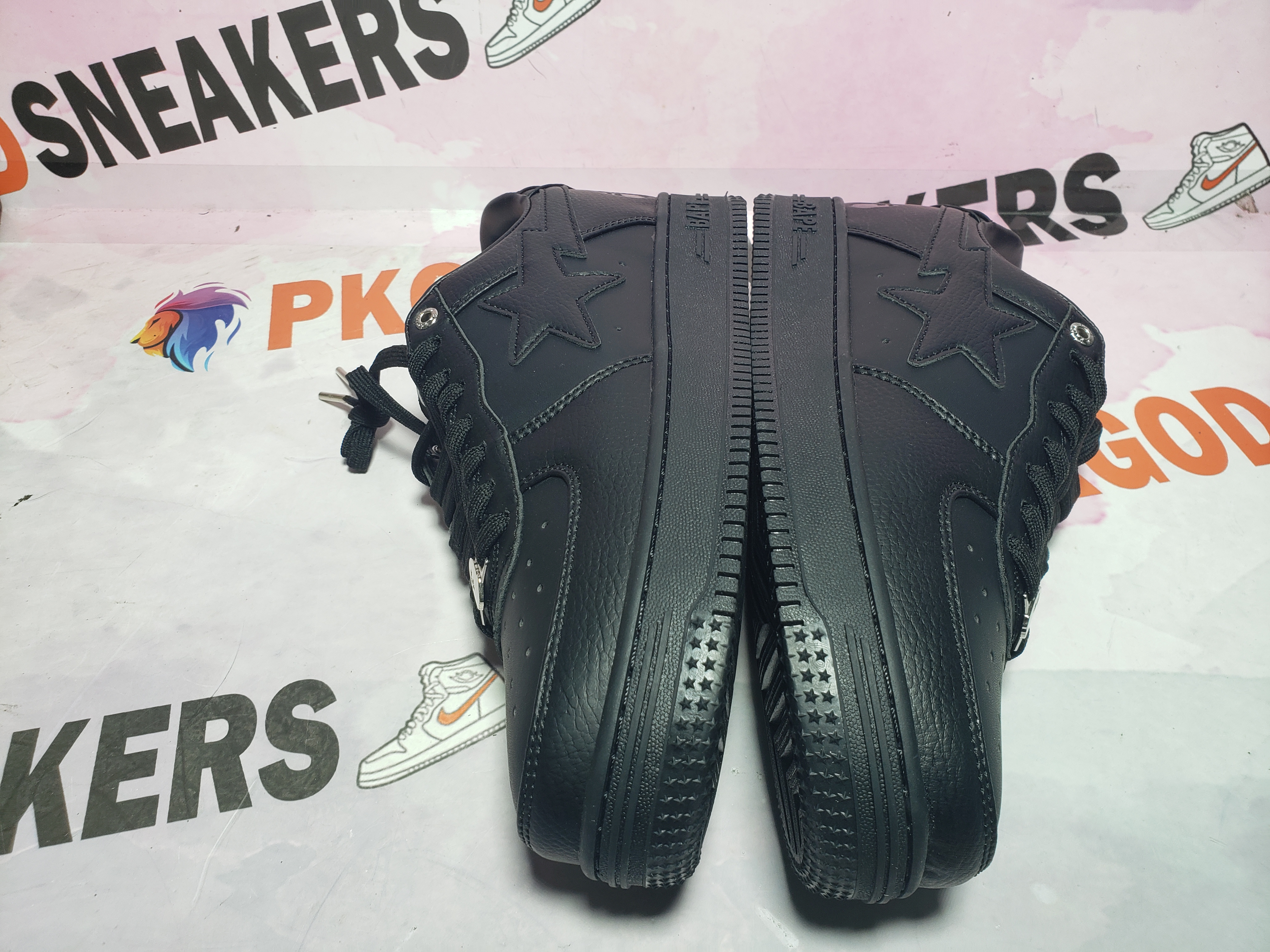 Special Sale A Bathing Ape Bape Sta Low Black 1J30 -191- 013