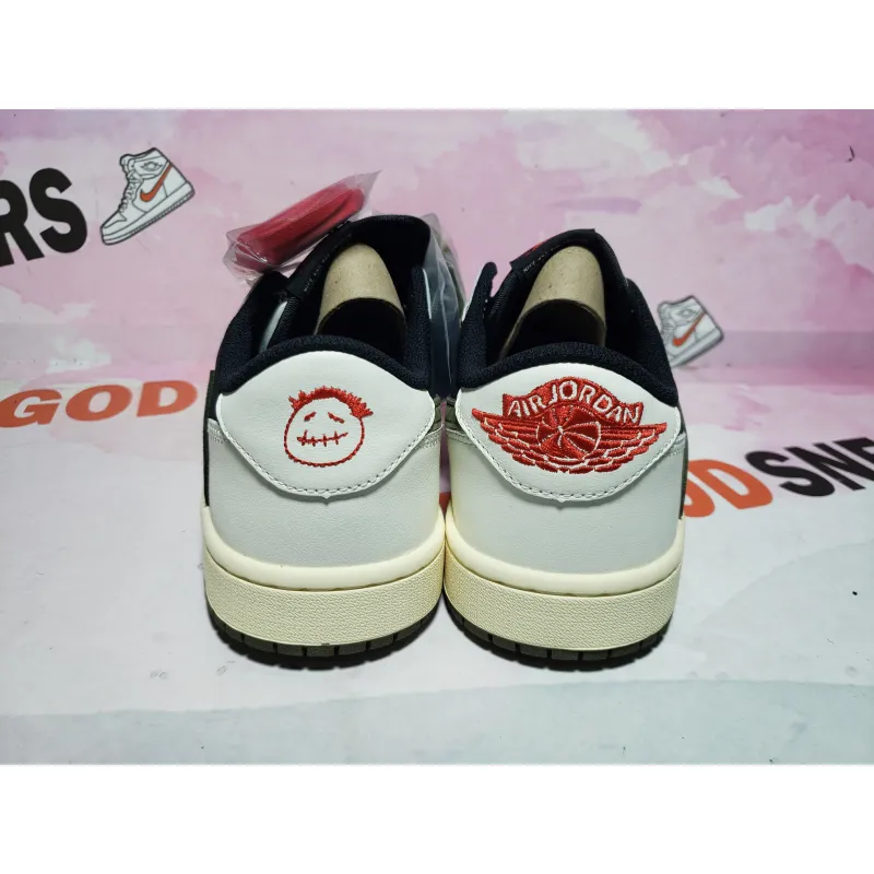 PKGoden Jordan 1 Retro Low OG SP Travis Scott Olive DZ4137-106