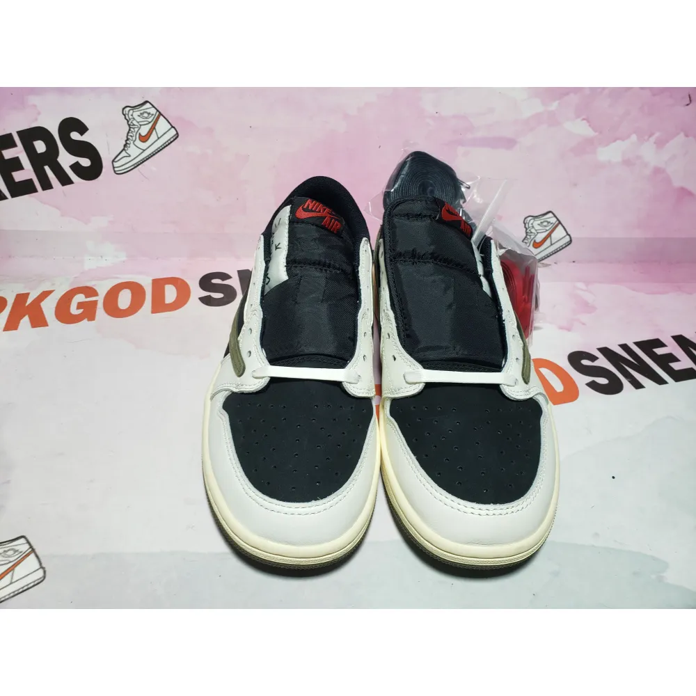 PKGoden Jordan 1 Retro Low OG SP Travis Scott Olive DZ4137-106