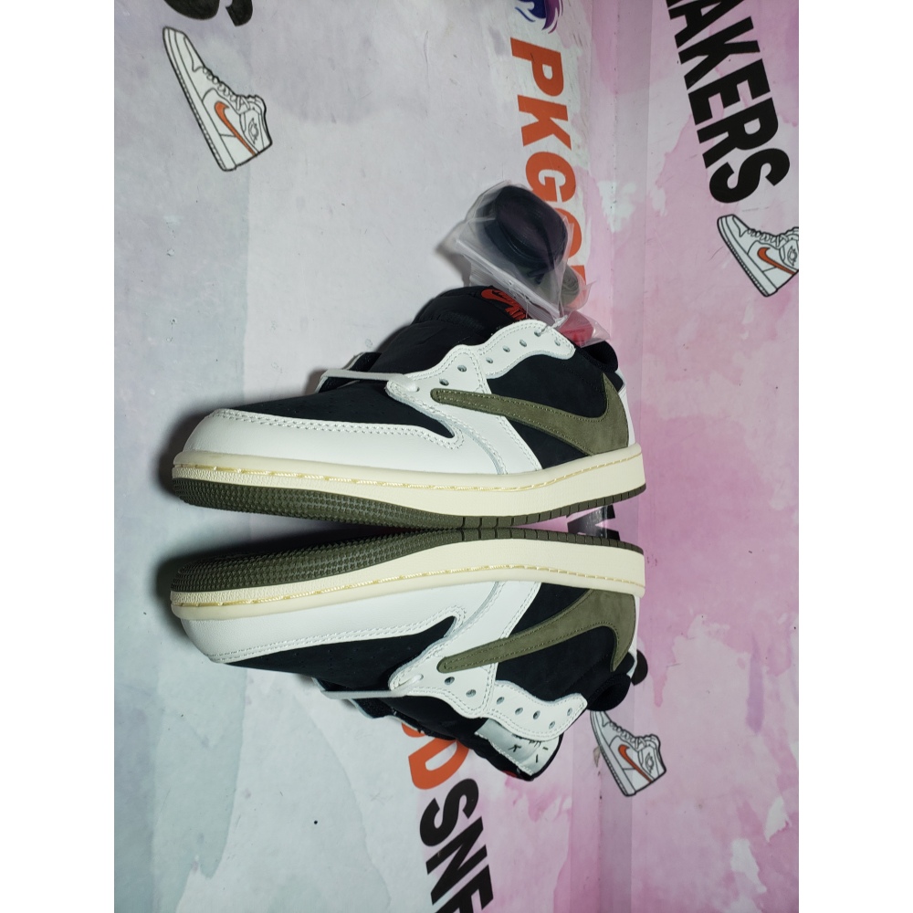 PKGoden Jordan 1 Retro Low OG SP Travis Scott Olive DZ4137-106