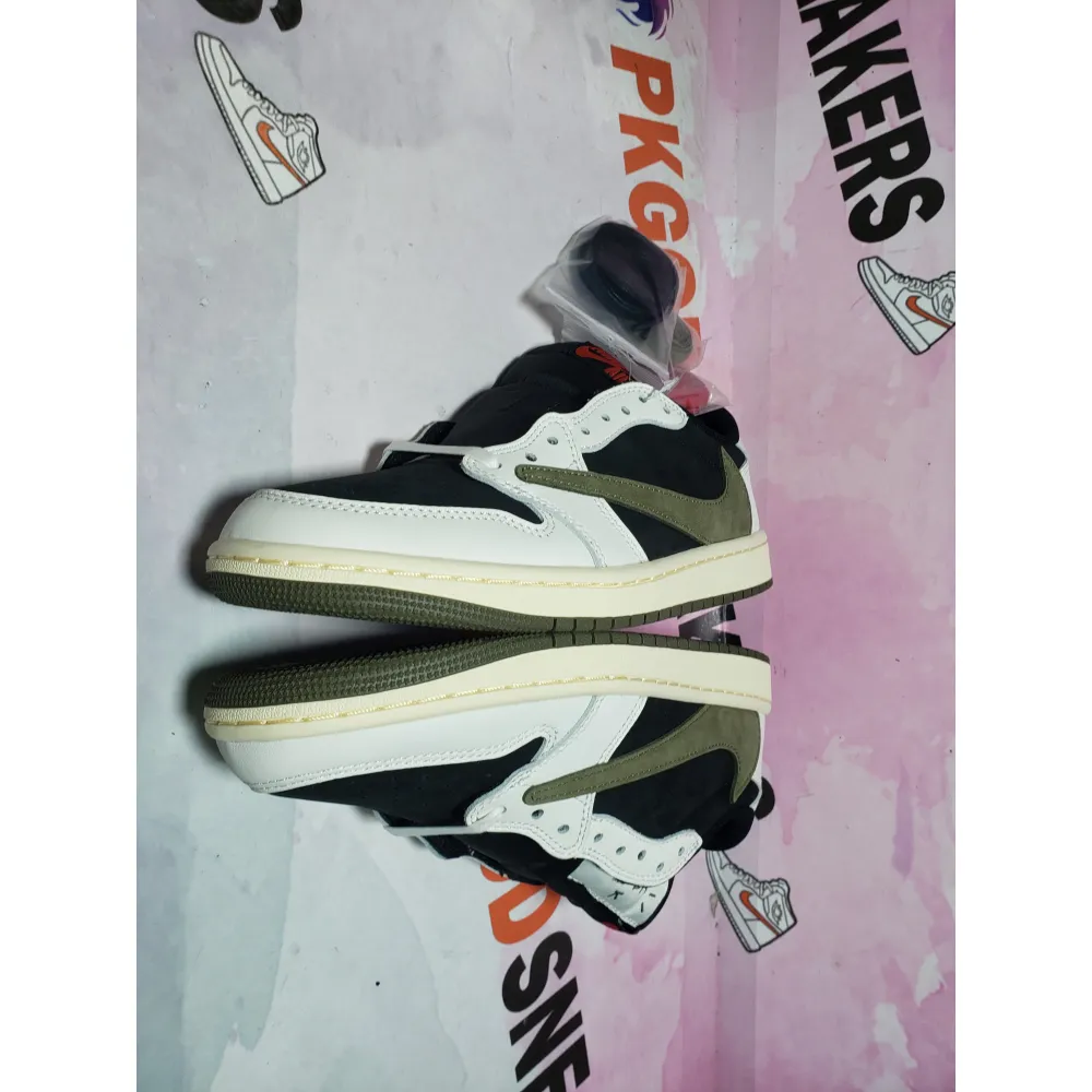 PKGoden Jordan 1 Retro Low OG SP Travis Scott Olive DZ4137-106