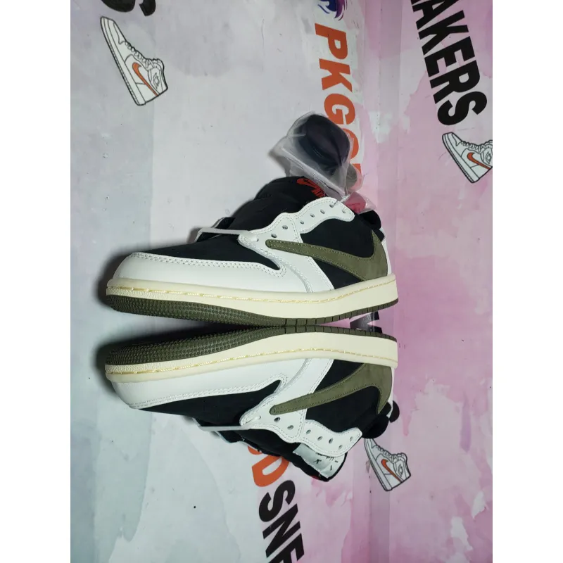PKGoden Jordan 1 Retro Low OG SP Travis Scott Olive DZ4137-106