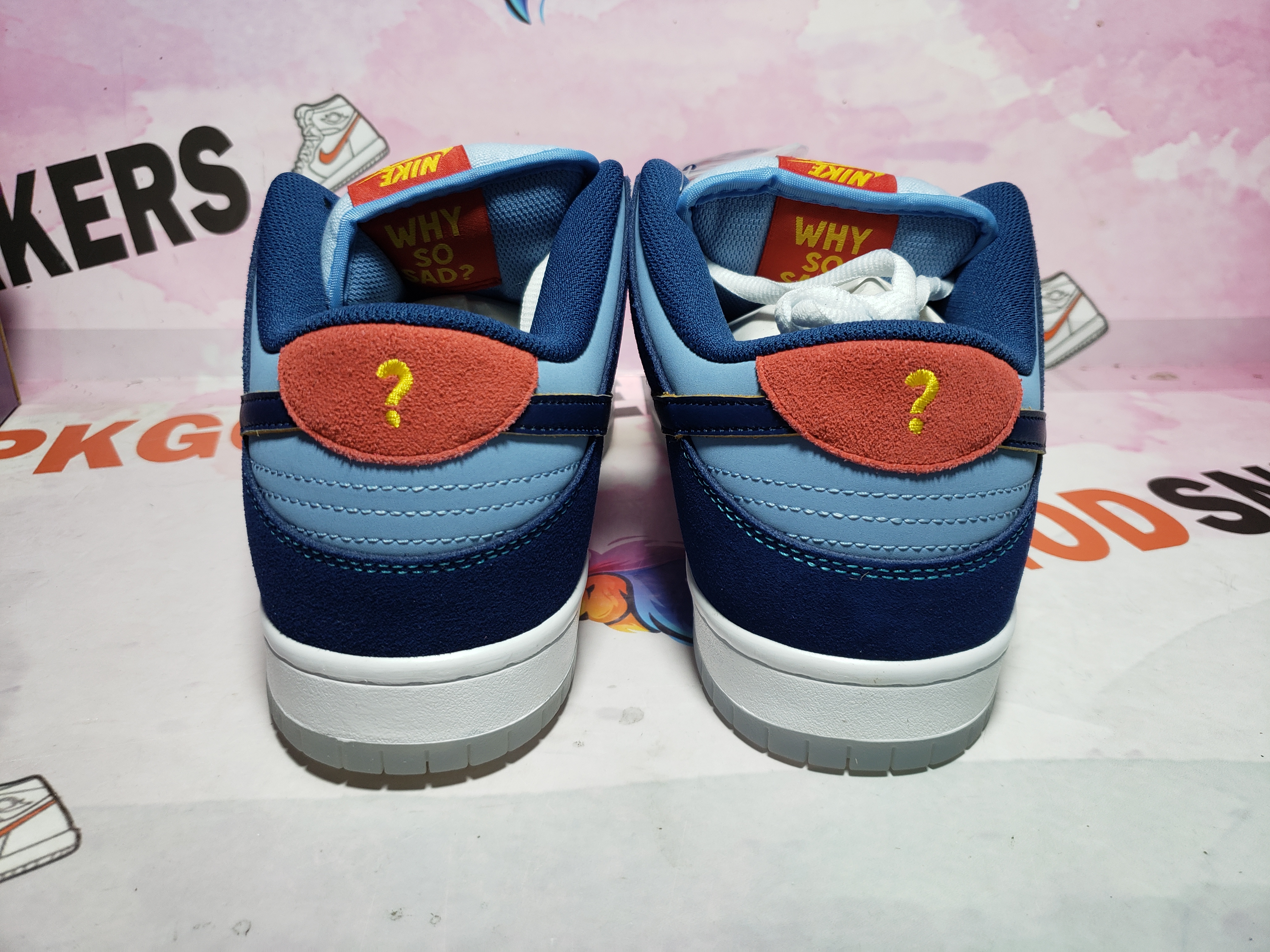 PKGoden SB Dunk Low Pro Why So Sad? DX5549-400