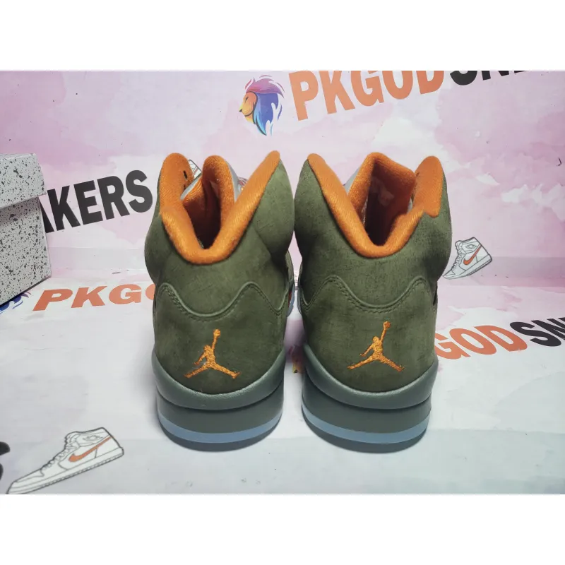 PKGoden Air Jordan 5 Retro Olive DD0587-308 