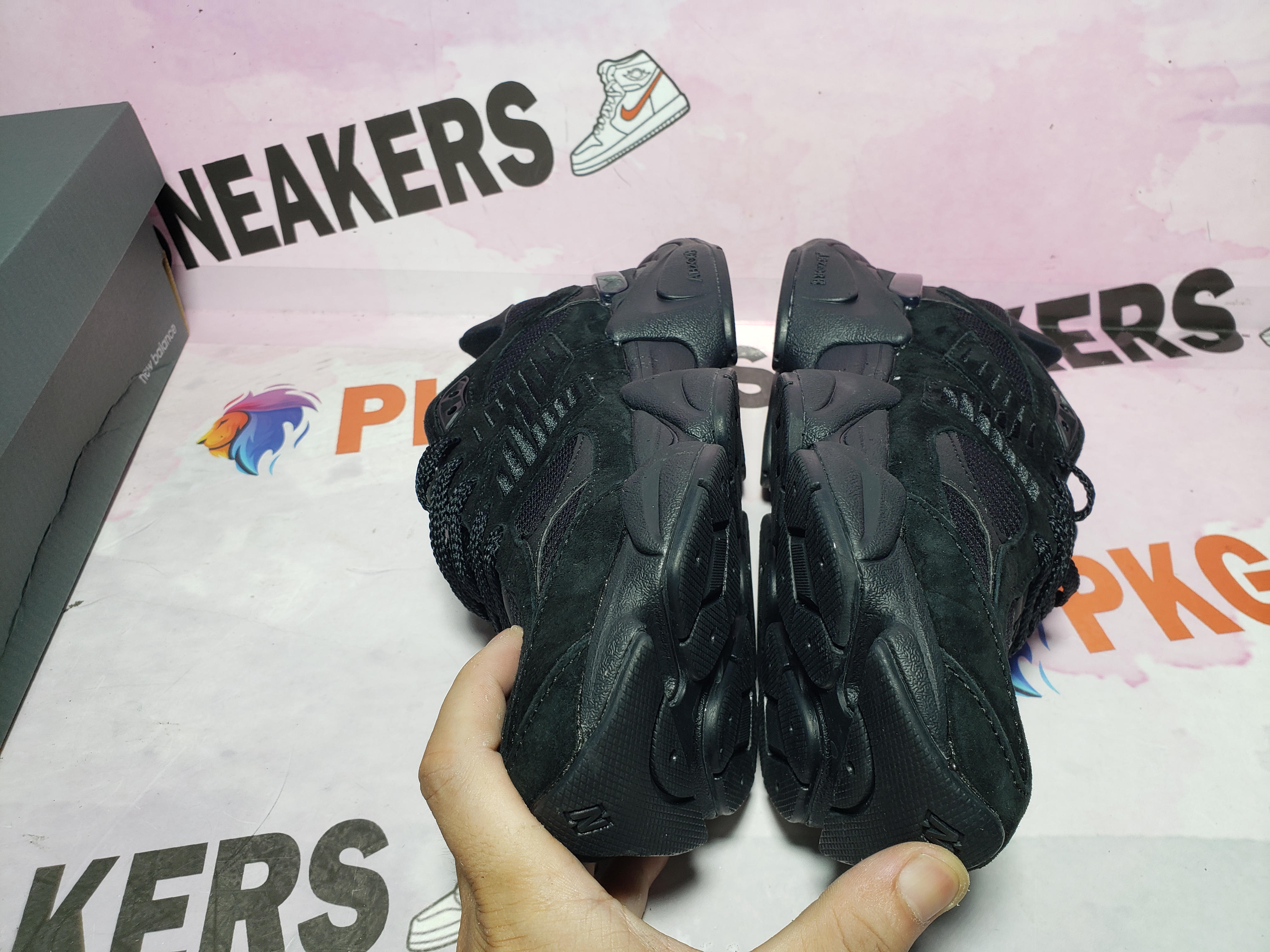 OG New Balance 9060 Triple Black Suede U9060BPM