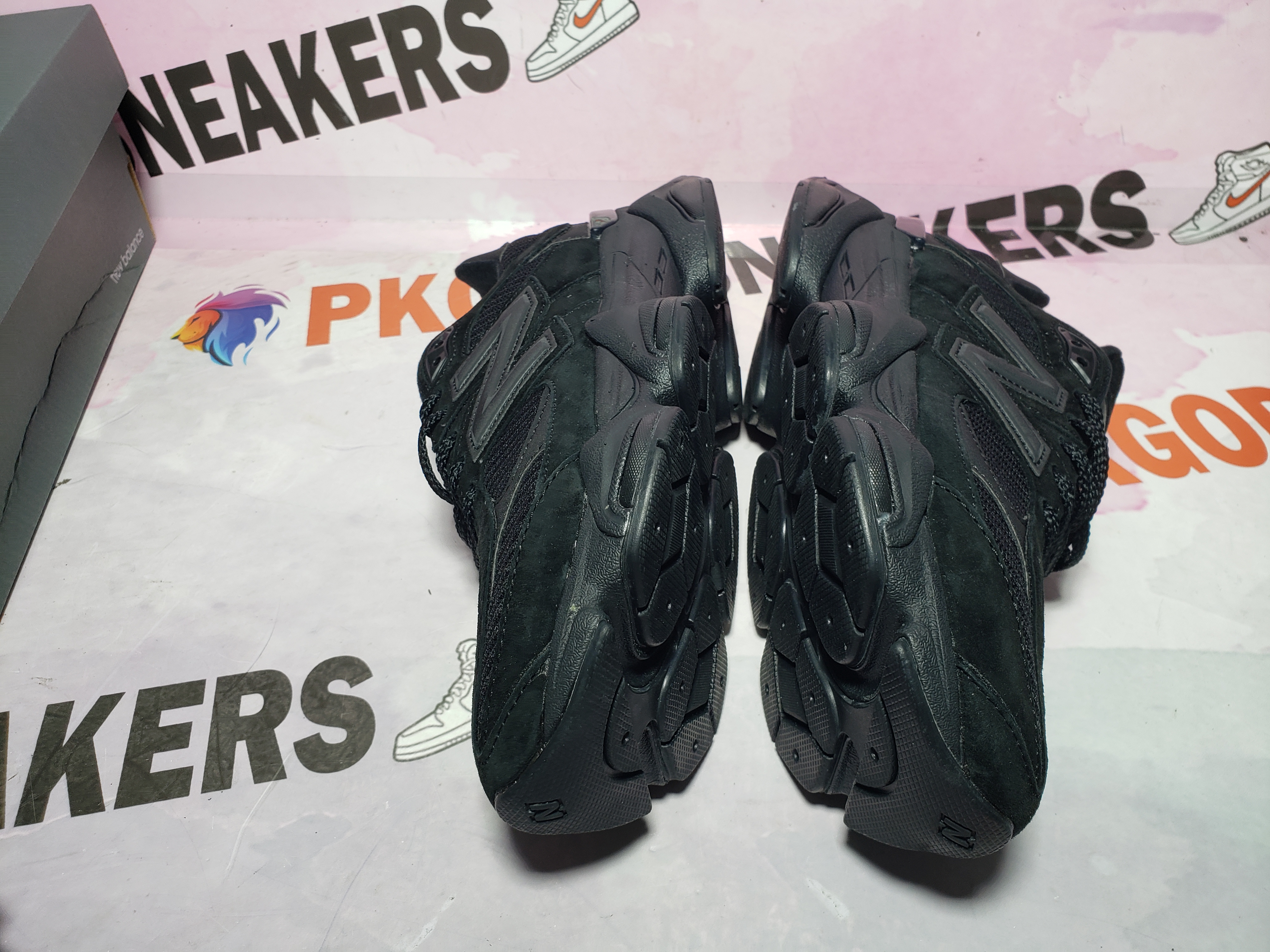 OG New Balance 9060 Triple Black Suede U9060BPM