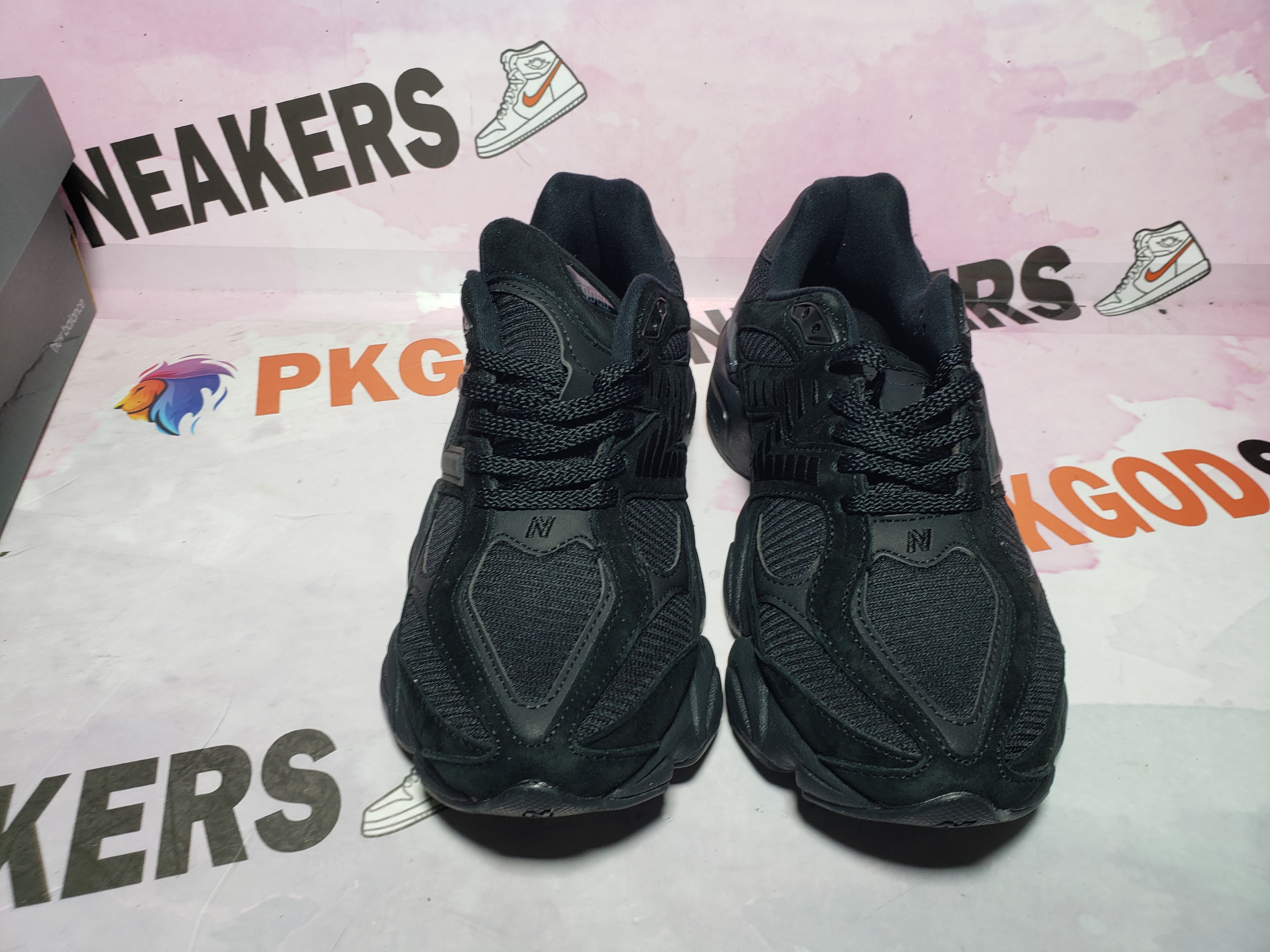 OG New Balance 9060 Triple Black Suede U9060BPM