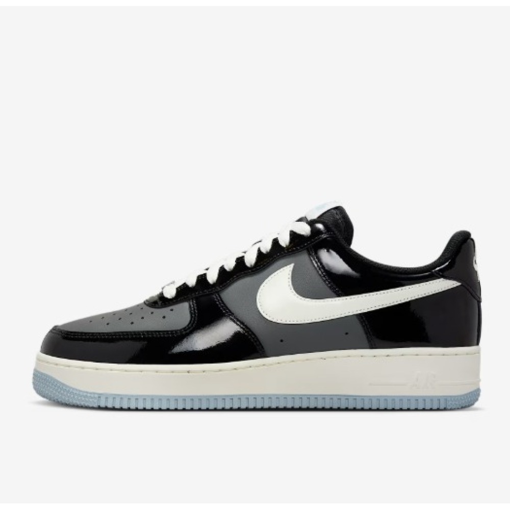 OG  Air Force 1 Low BlackArmory Blue lron Grey1B7676-001