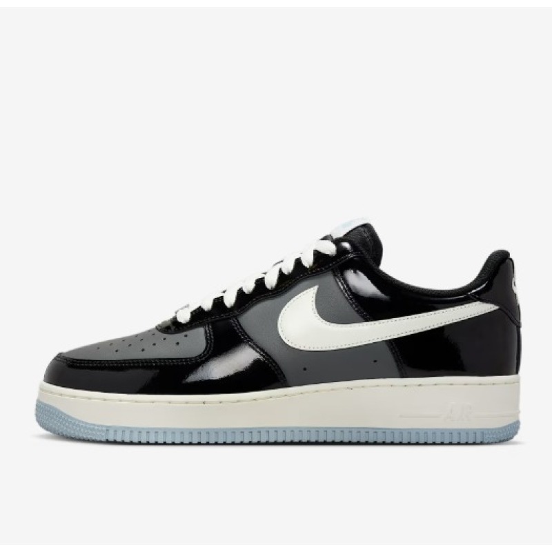 OG  Air Force 1 Low BlackArmory Blue lron Grey1B7676-001