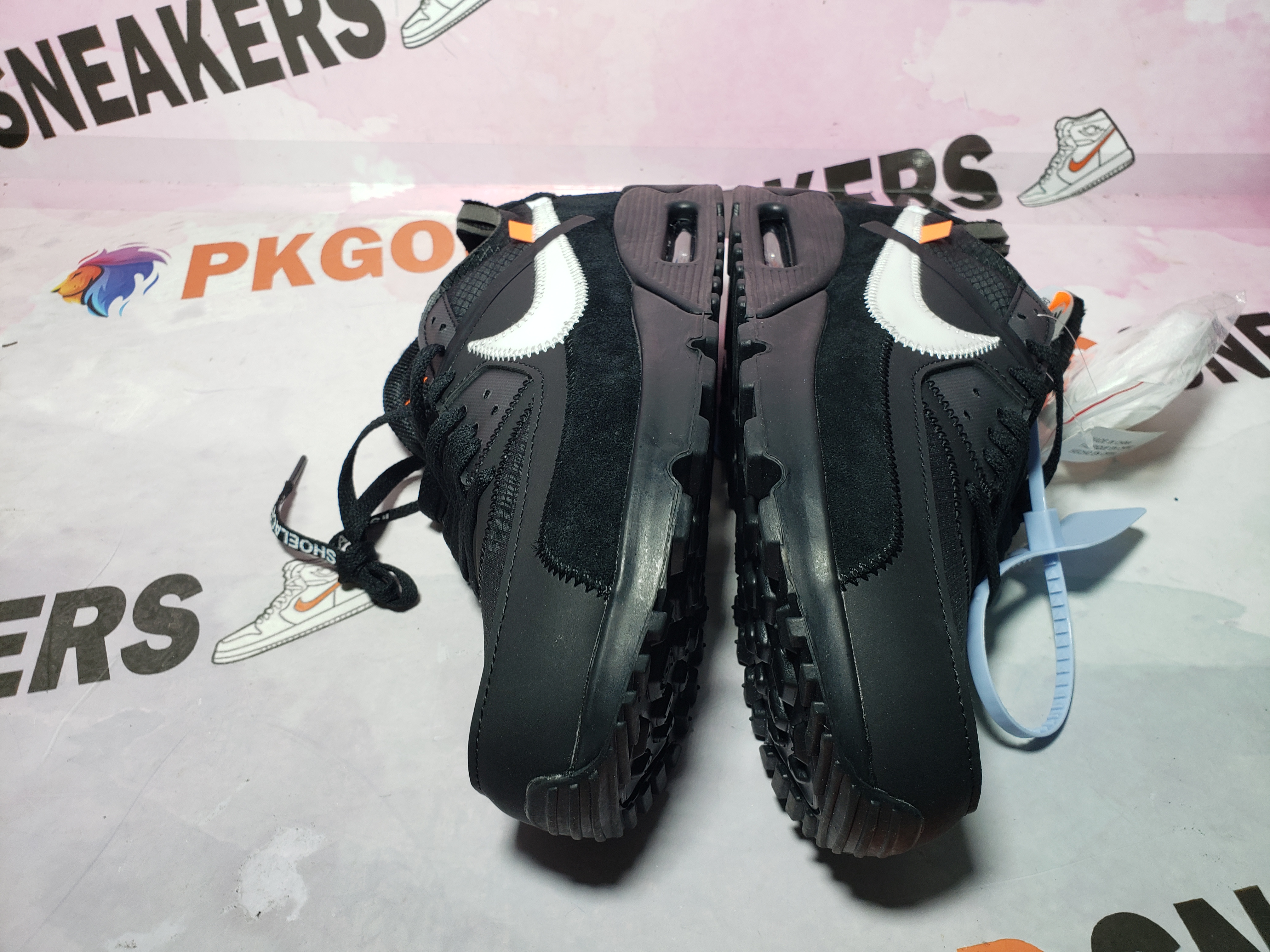PKGoden Air Max 90 OFF-WHITE Black AA7293-001