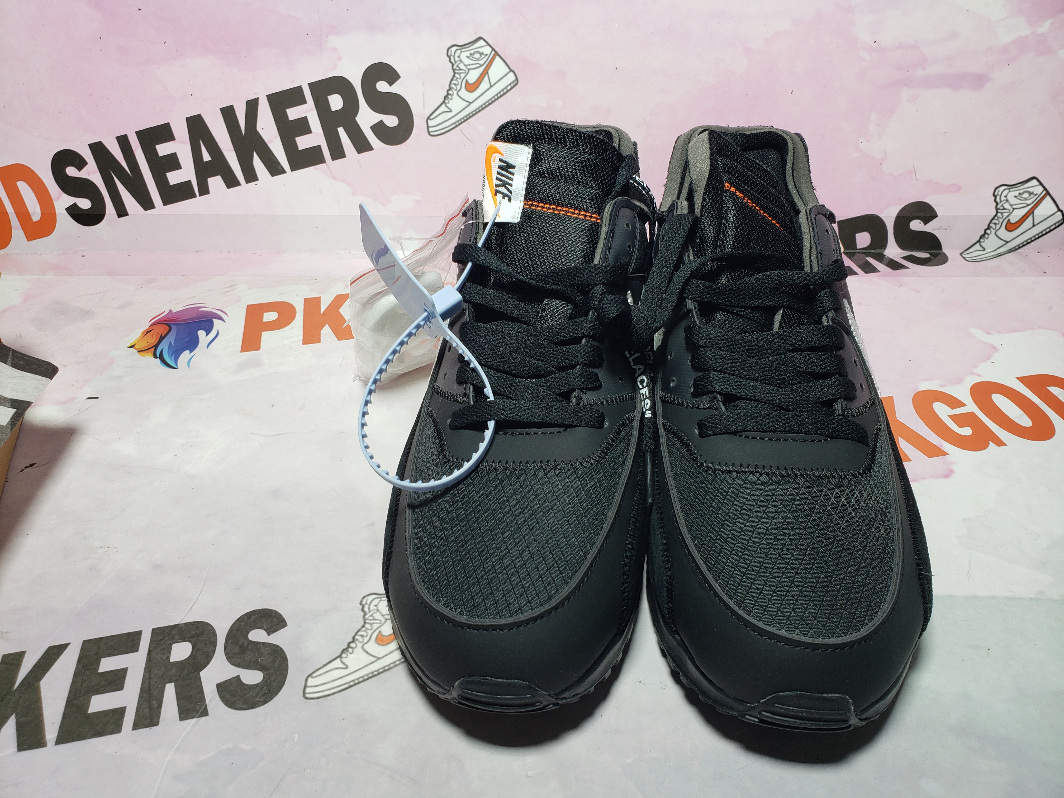 PKGoden Air Max 90 OFF-WHITE Black AA7293-001