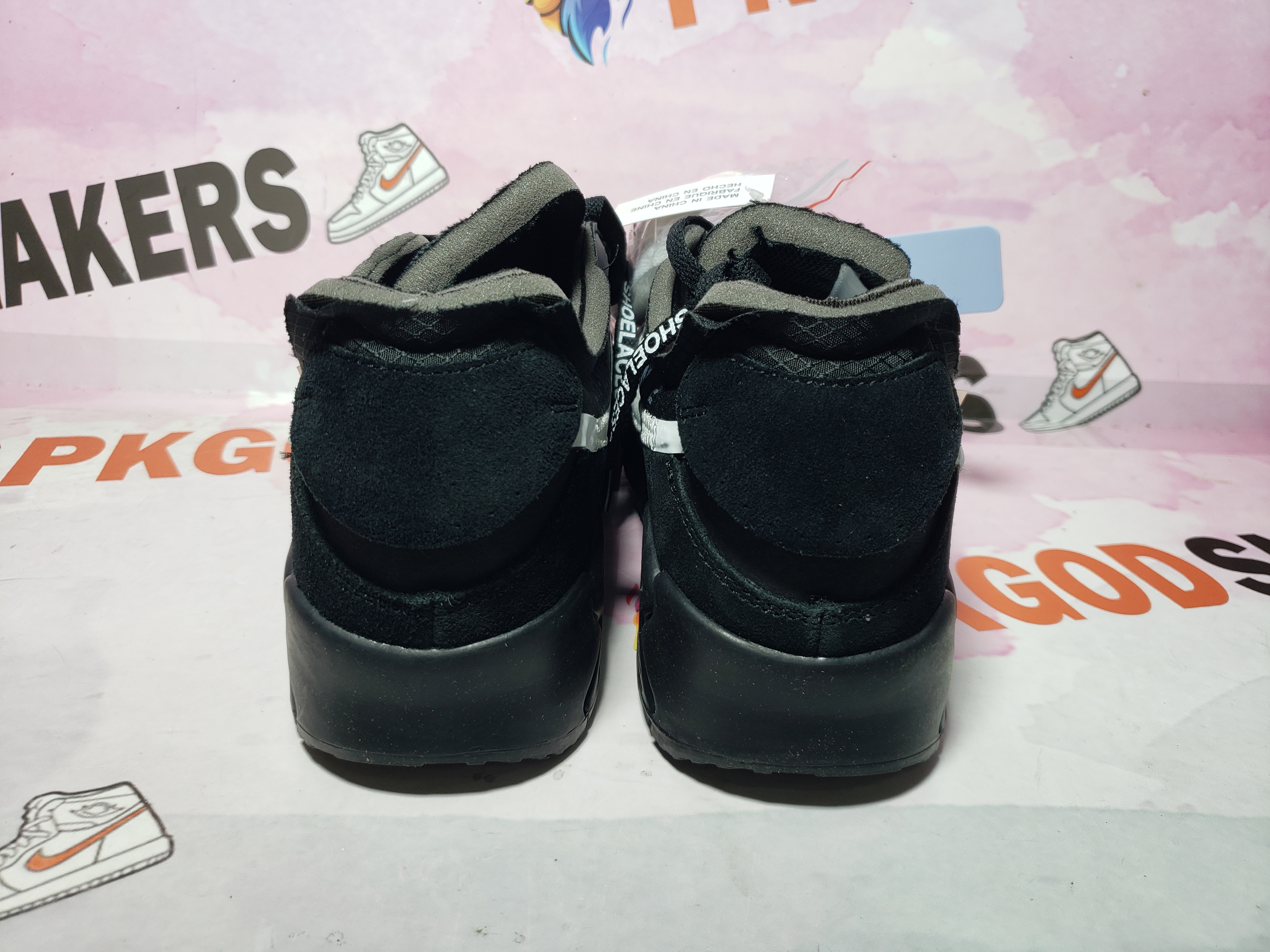 PKGoden Air Max 90 OFF-WHITE Black AA7293-001