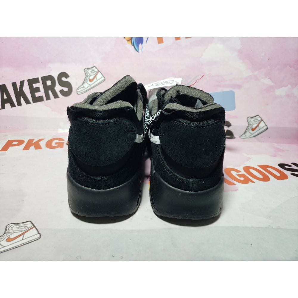 PKGoden Air Max 90 OFF-WHITE Black AA7293-001
