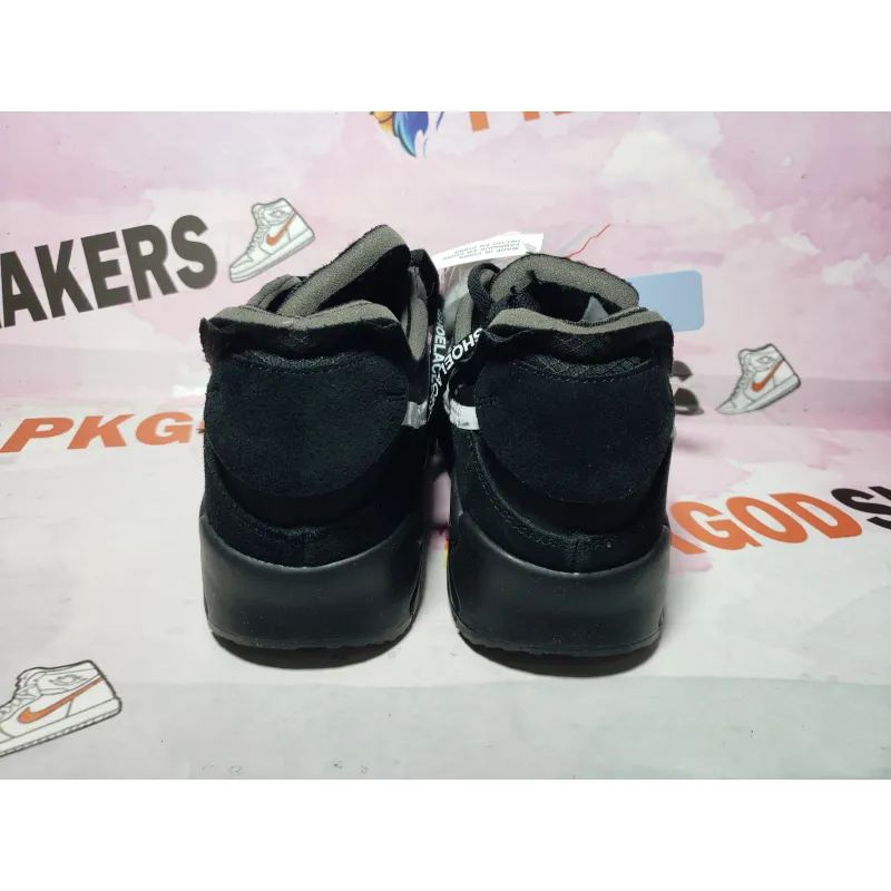 PKGoden Air Max 90 OFF-WHITE Black AA7293-001