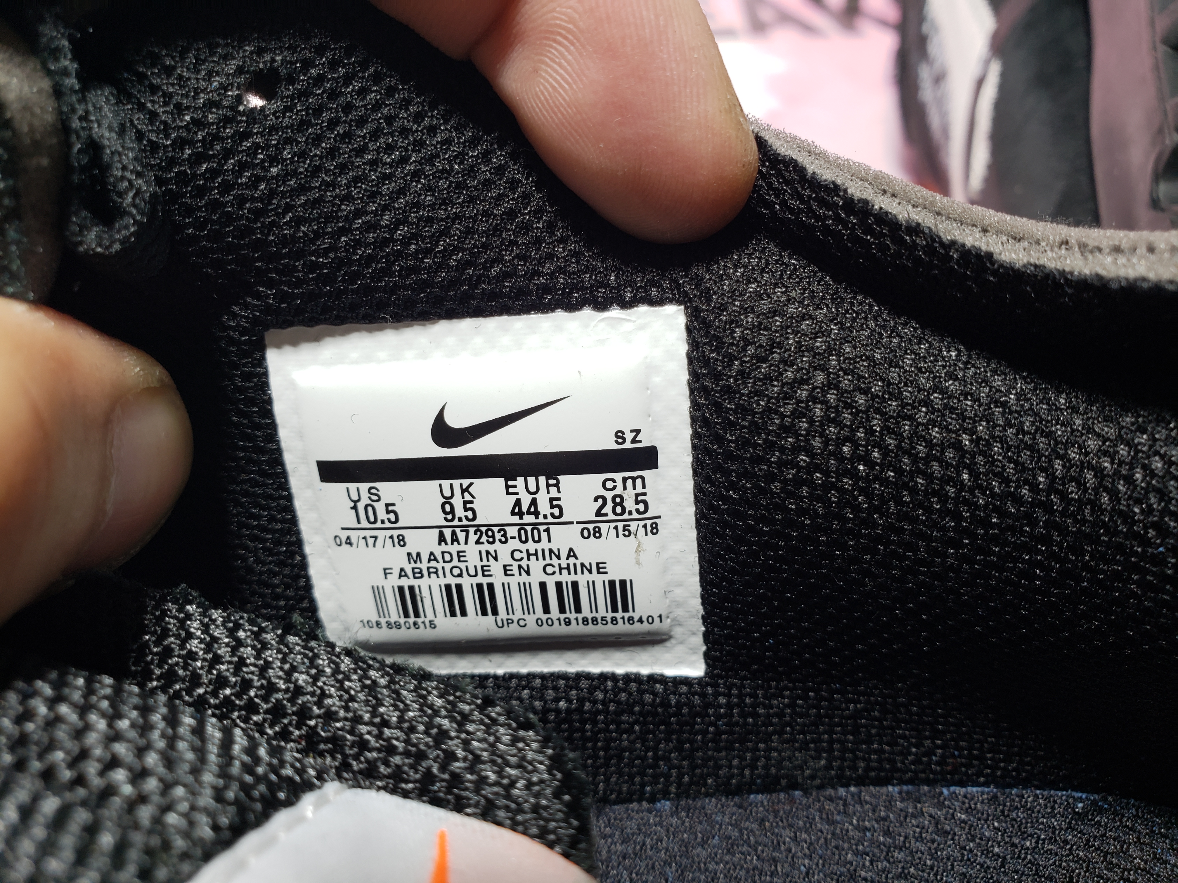 PKGoden Air Max 90 OFF-WHITE Black AA7293-001