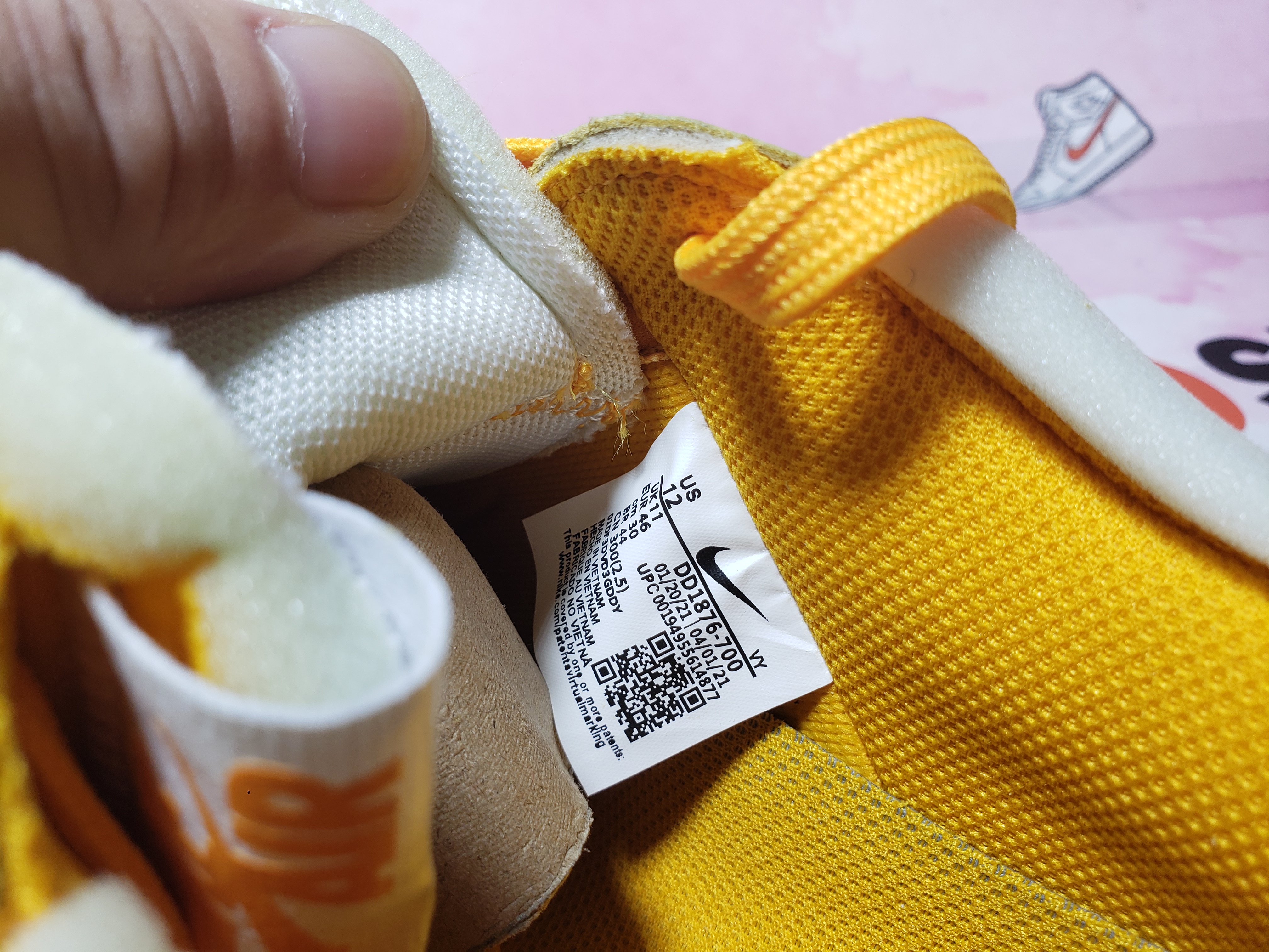 PKGoden Air Force 1 Low OFF-WHITE University Gold Metallic Silver DD1876-700