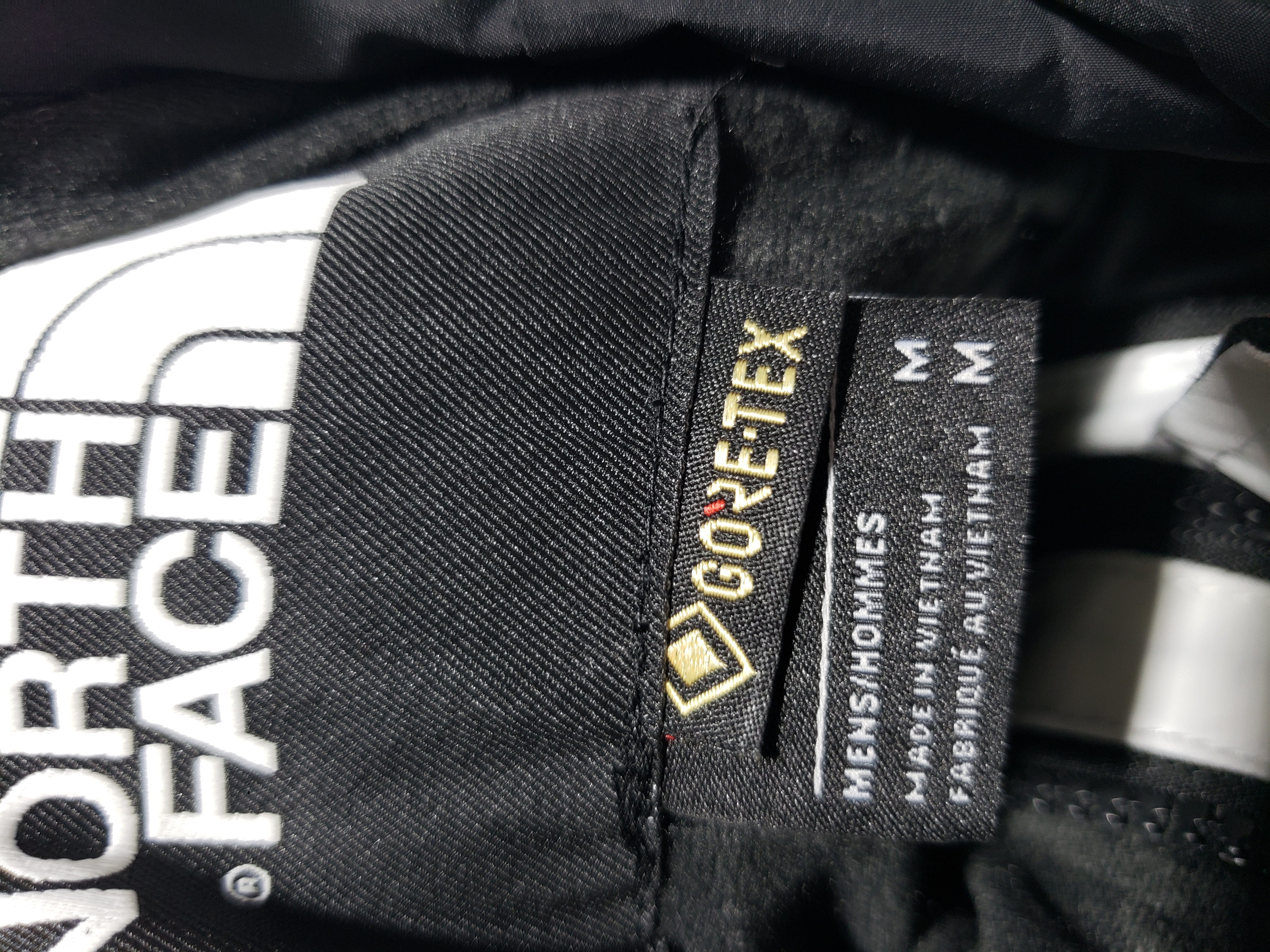 TheNorthFace Black and Milk White Color Matching Mountain Jacket