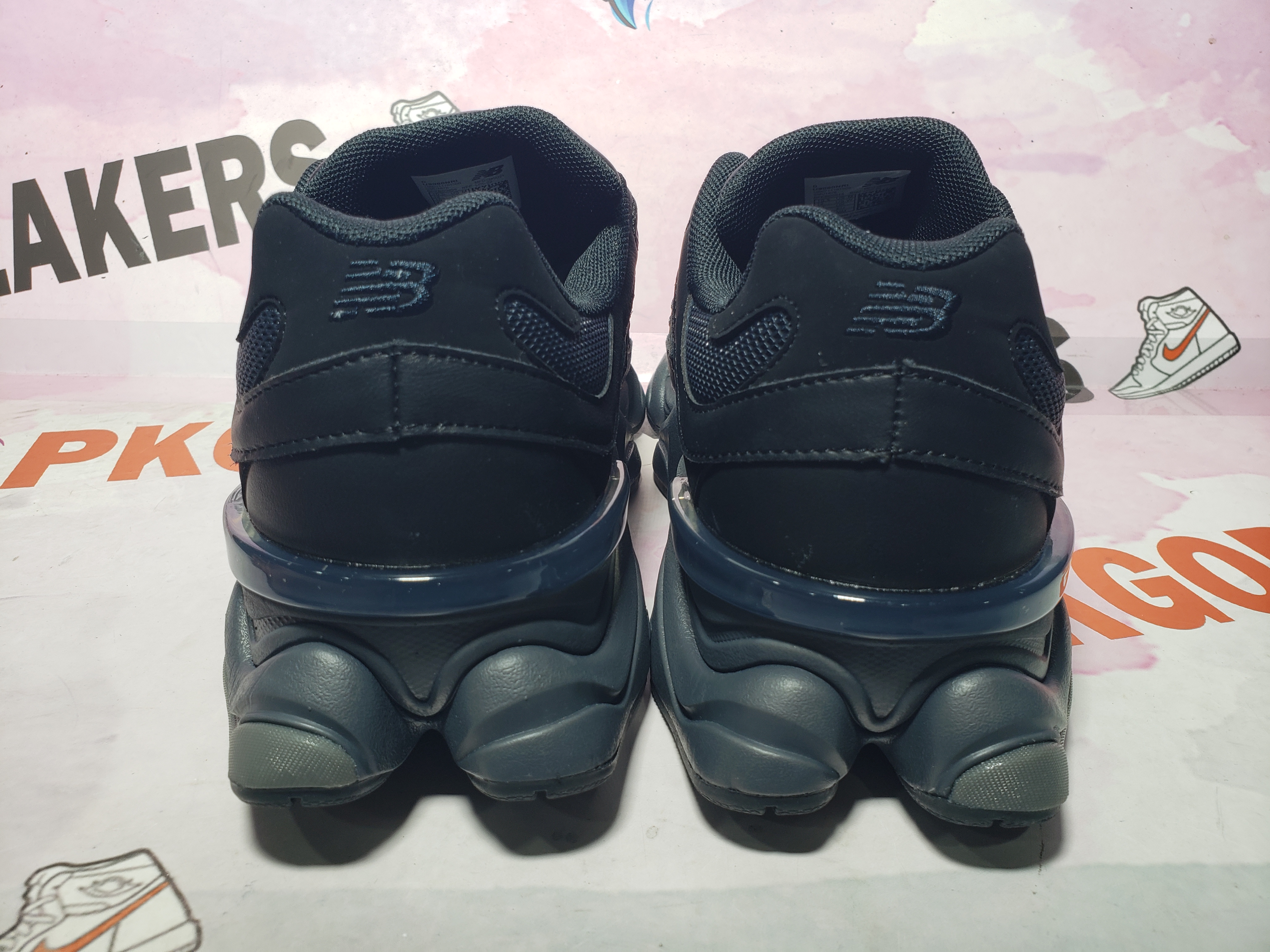 New Balance 9060 Triple Black Leather U9060NRI 