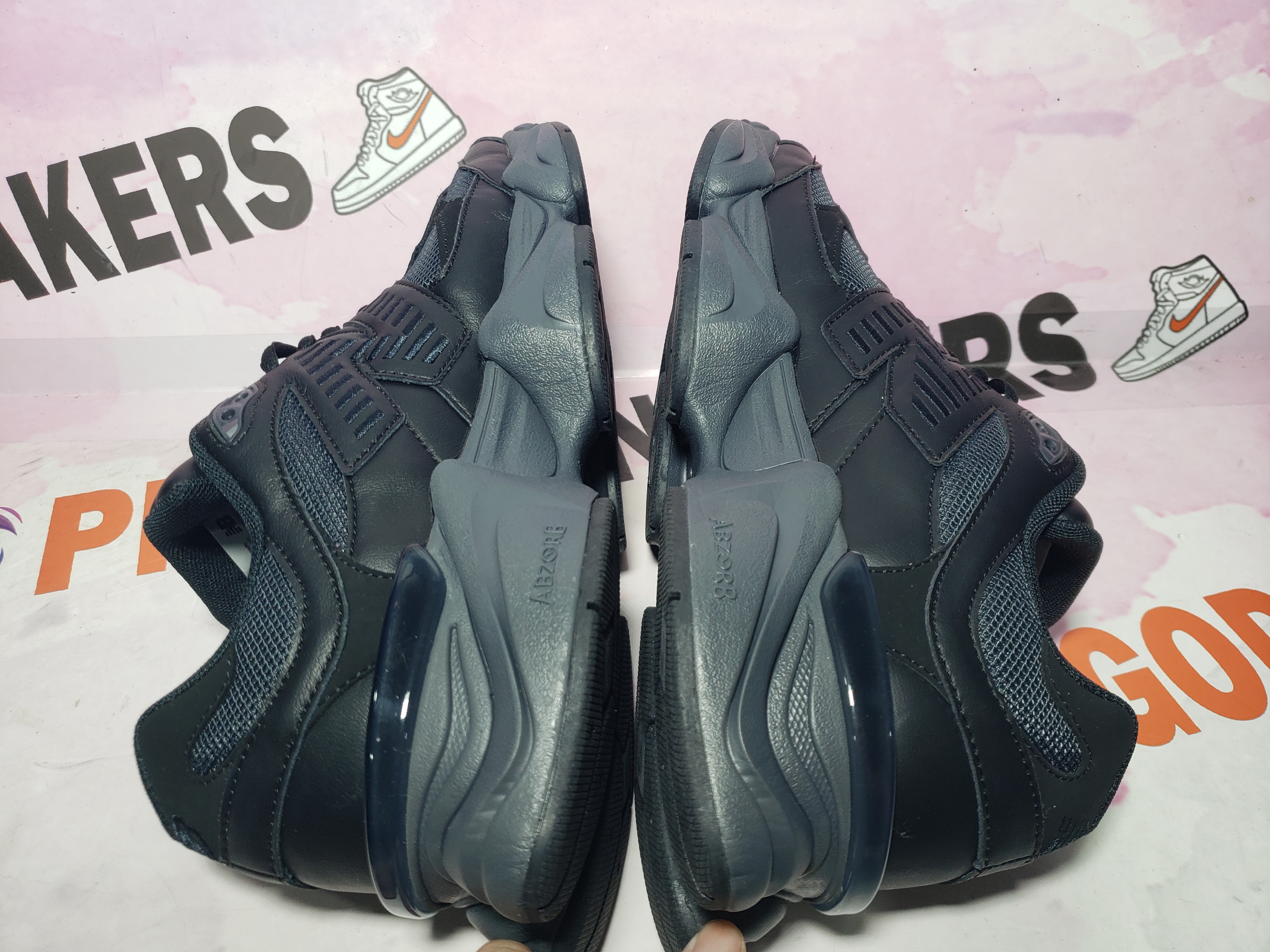 New Balance 9060 Triple Black Leather U9060NRI 