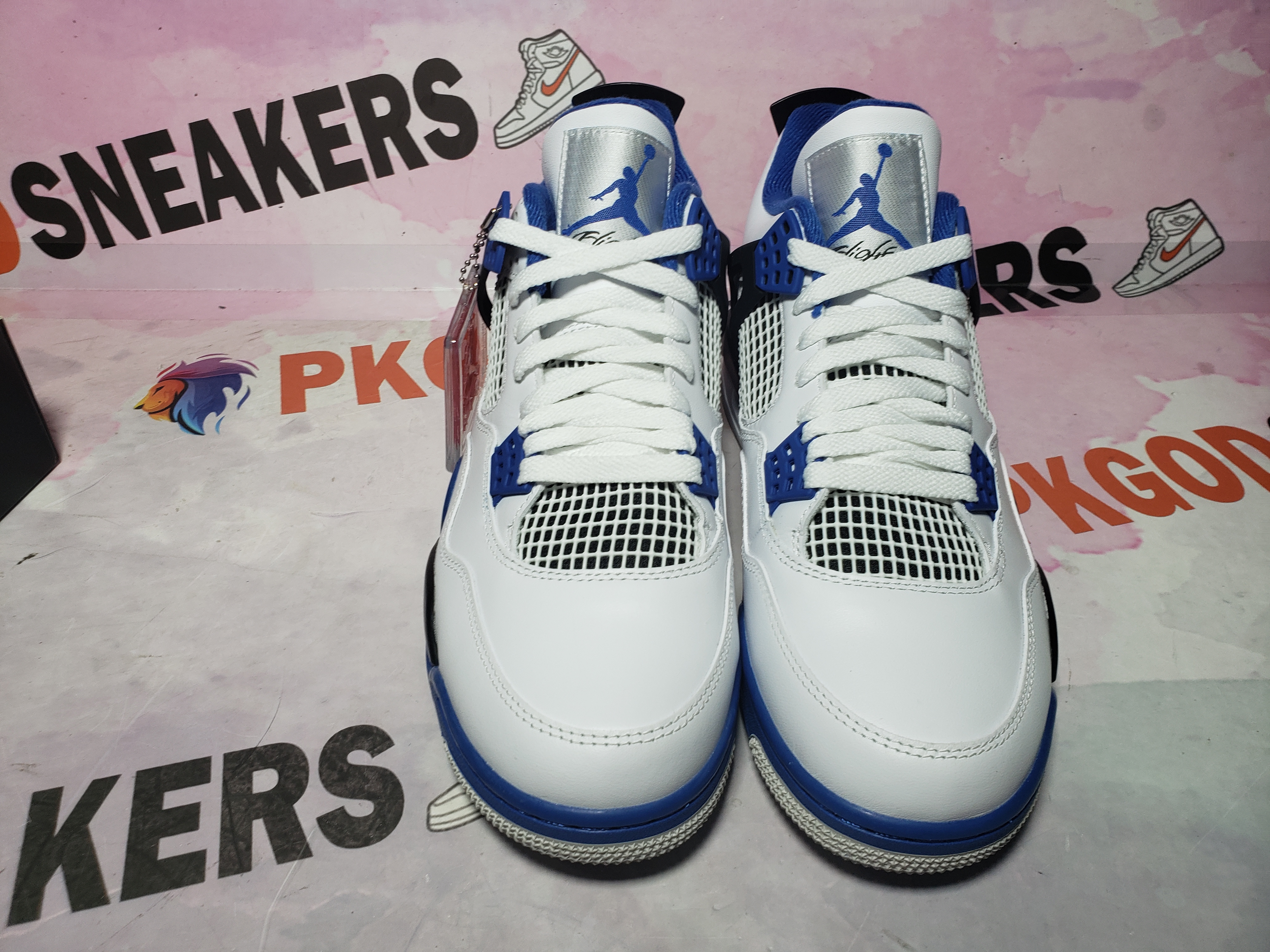 【Flash Sales】PKGoden Jordan 4 Retro Motorsports 308497-117
