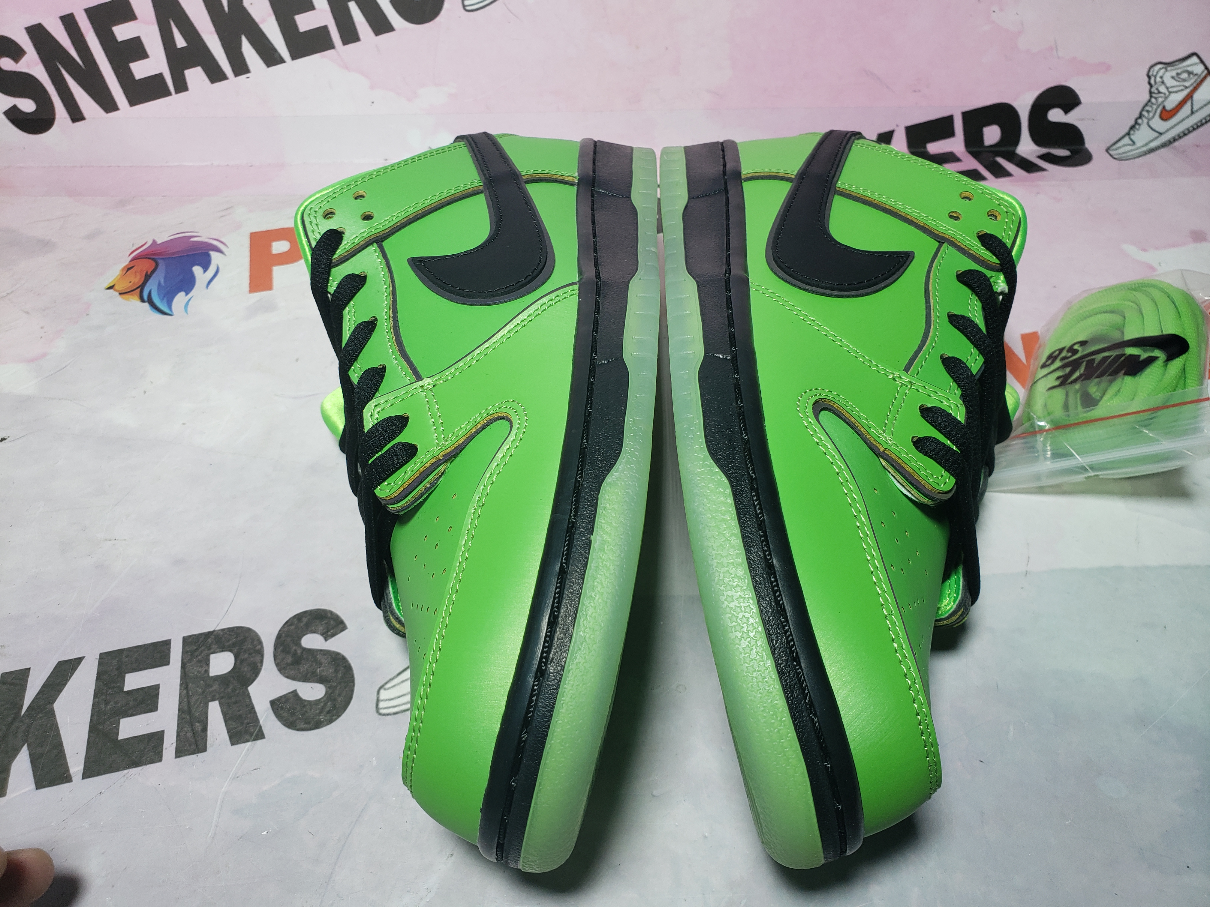 PKGoden The Powerpuff Girls x SB Dunk Low Buttercup FZ8319-300