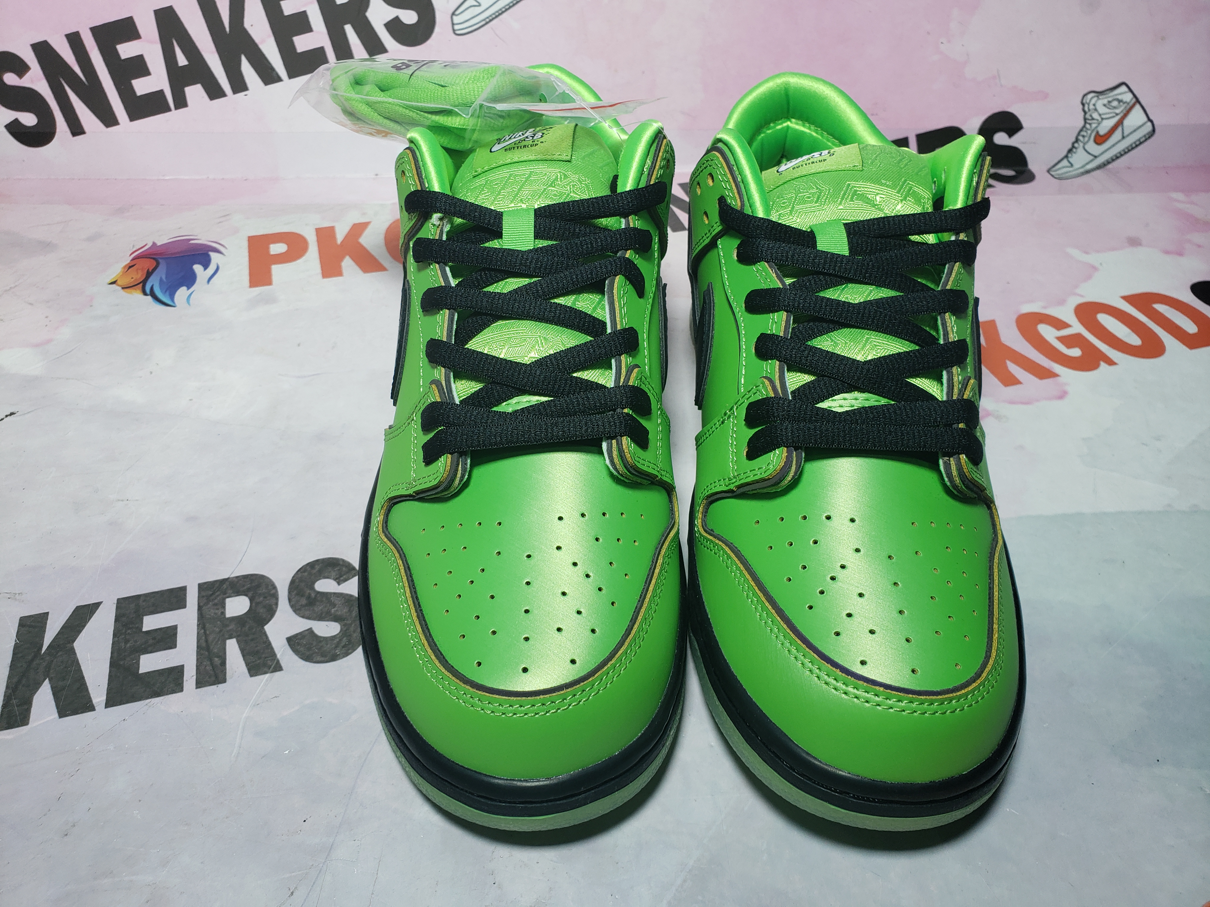 PKGoden The Powerpuff Girls x SB Dunk Low Buttercup FZ8319-300