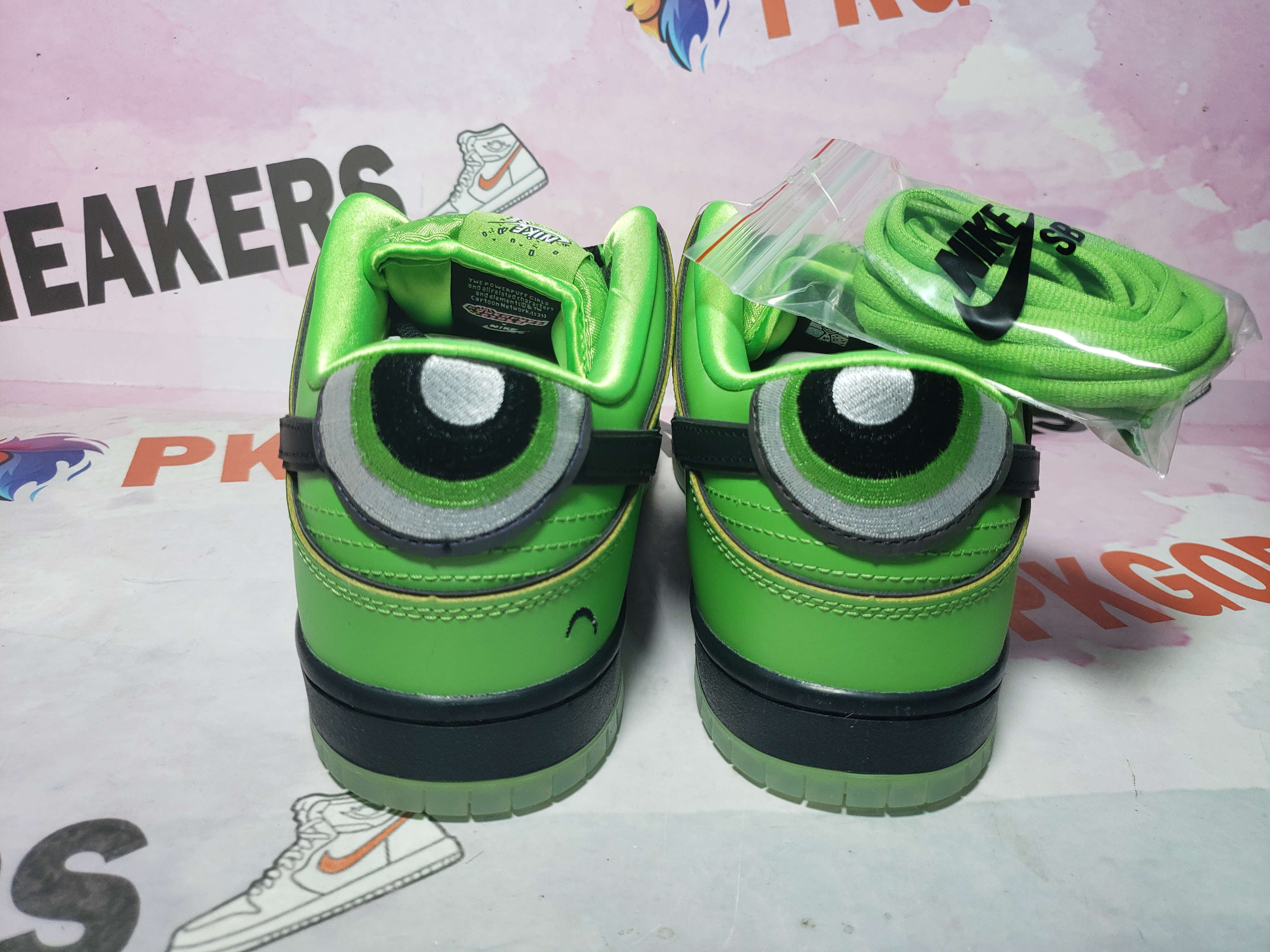 PKGoden The Powerpuff Girls x SB Dunk Low Buttercup FZ8319-300