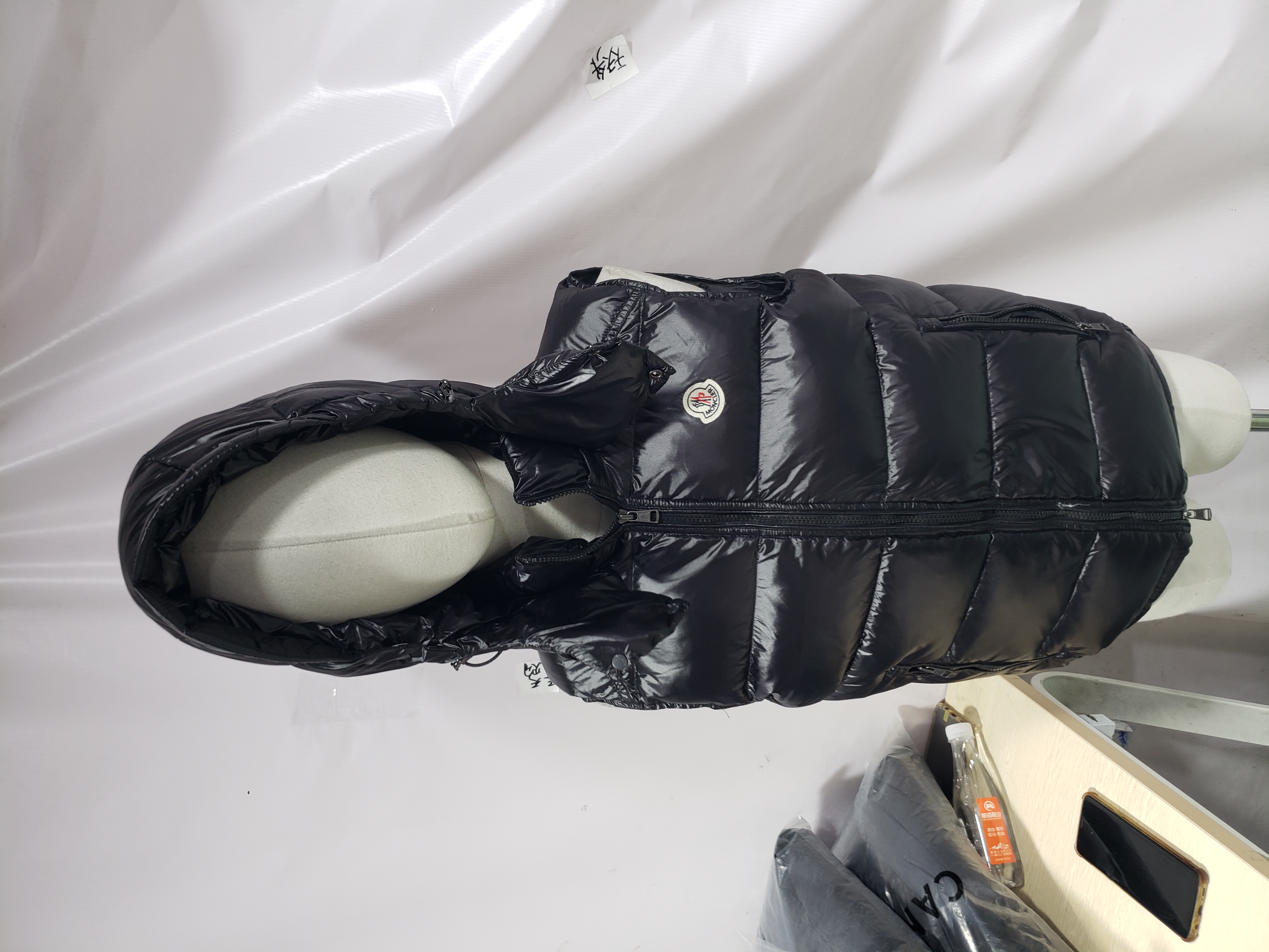 Moncler maya hooded Vest Down Jacket