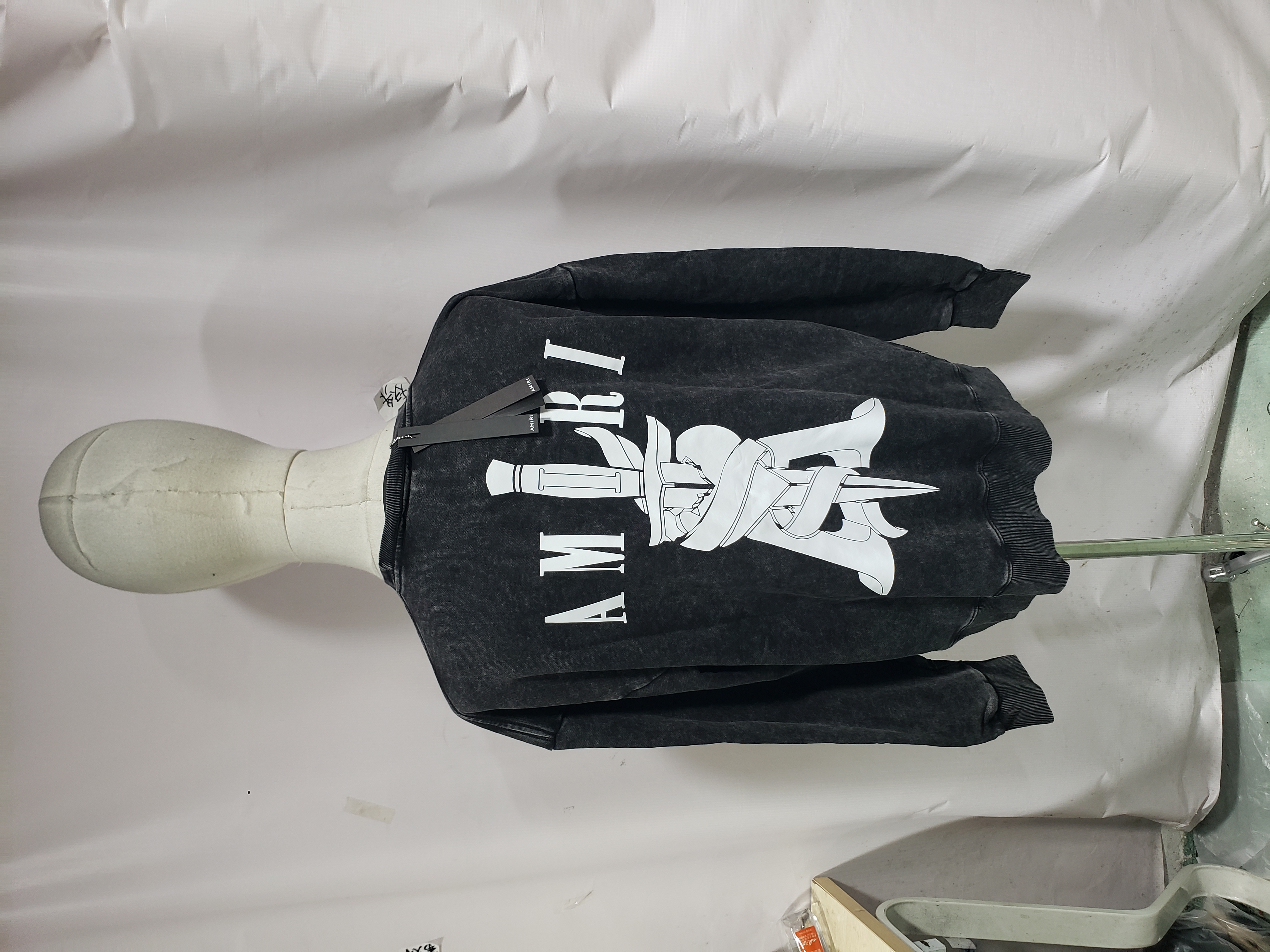 PKGoden Amiri Hoodie Grey, sytZJCH037