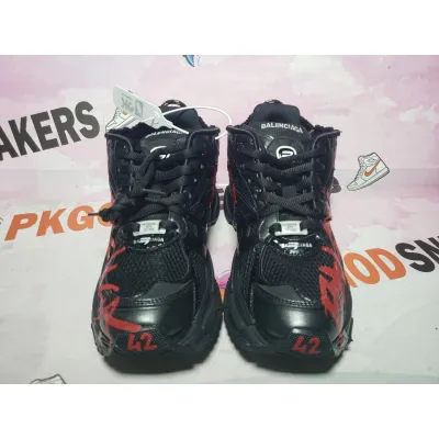 PKGoden Balenciaga 7th Runner Black And Red Characters 677402 W3RB1 0102 02