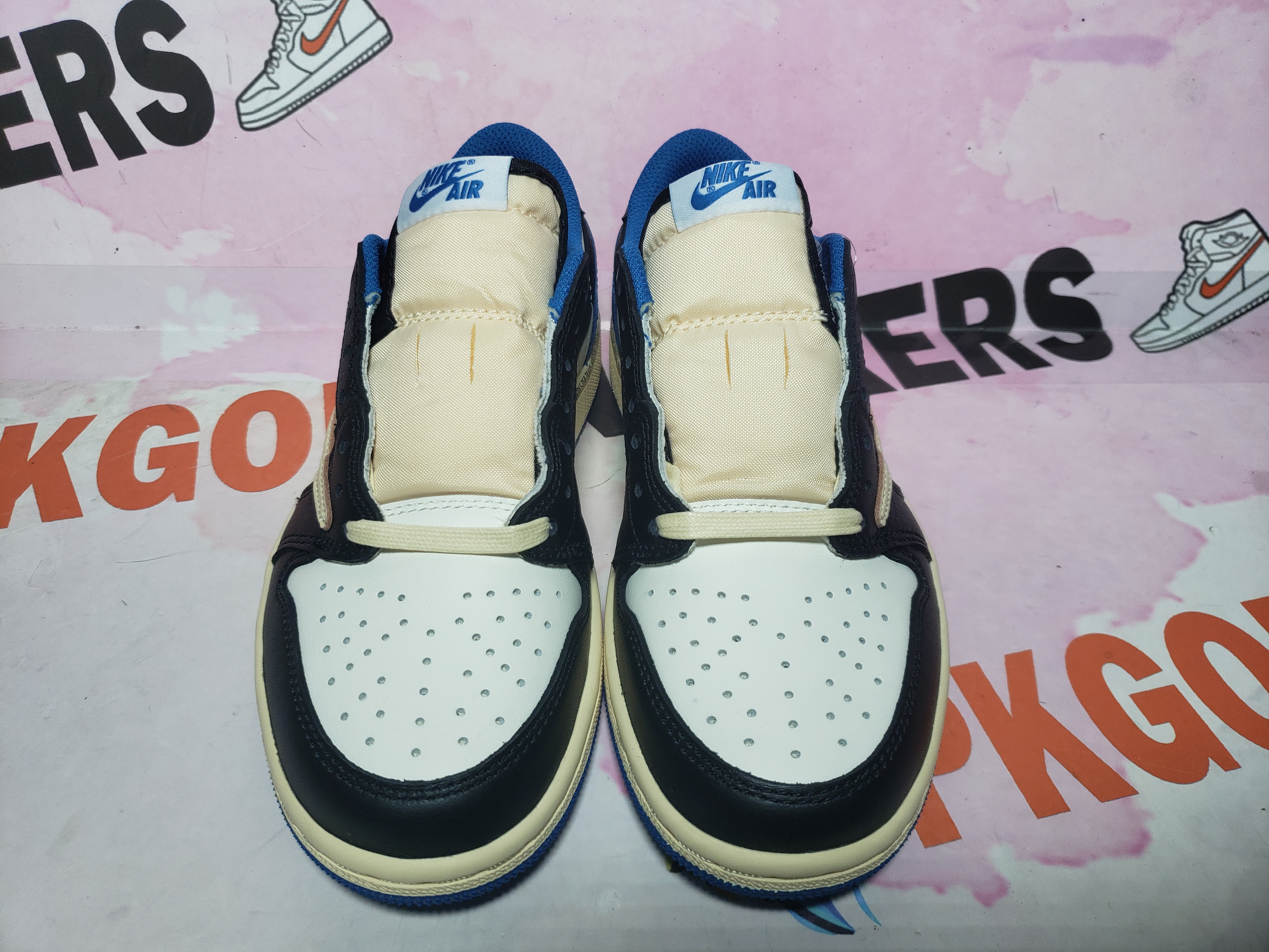 PKGoden Jordan 1 Low fragment design x Travis Scott DM7866-140