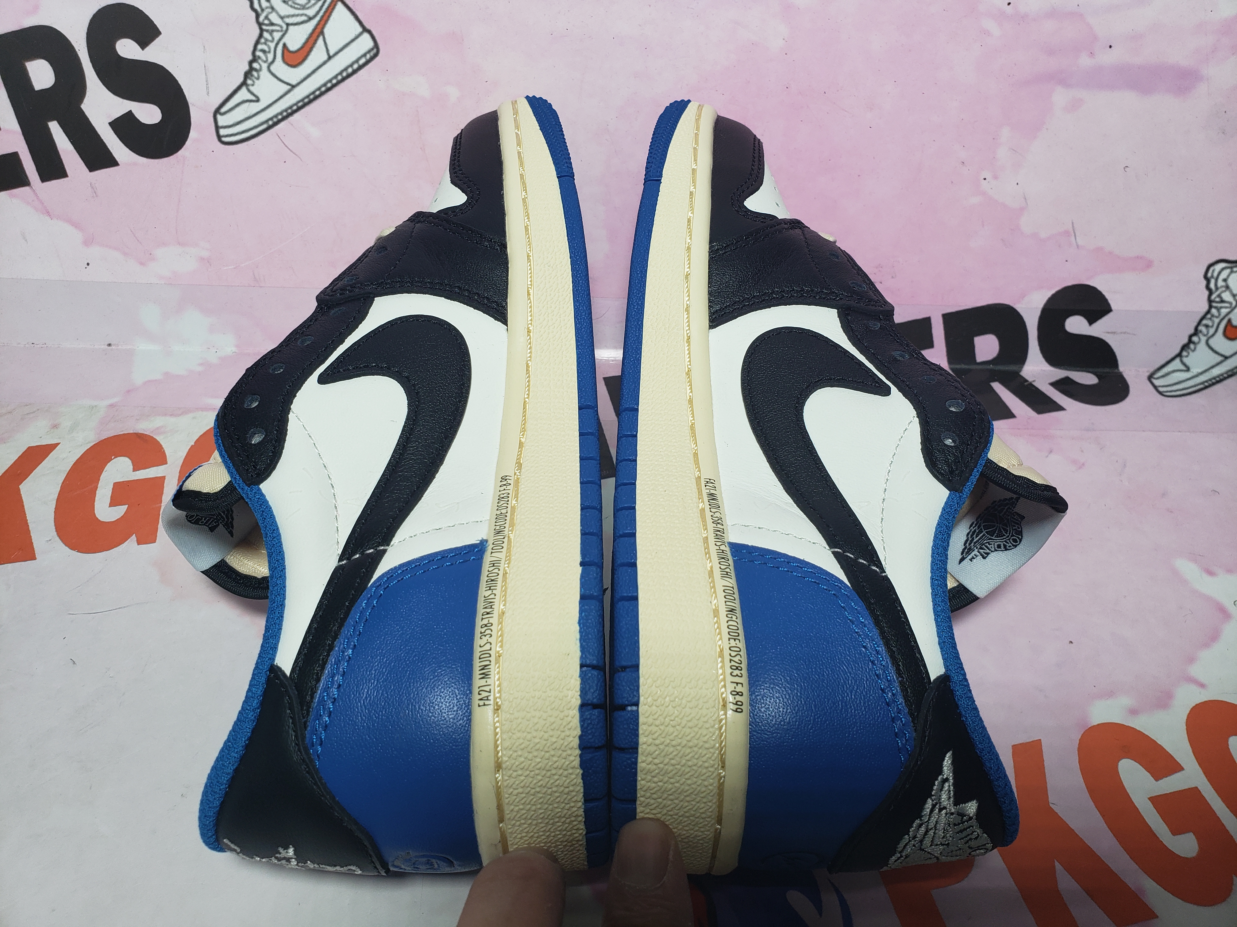 PKGoden Jordan 1 Low fragment design x Travis Scott DM7866-140