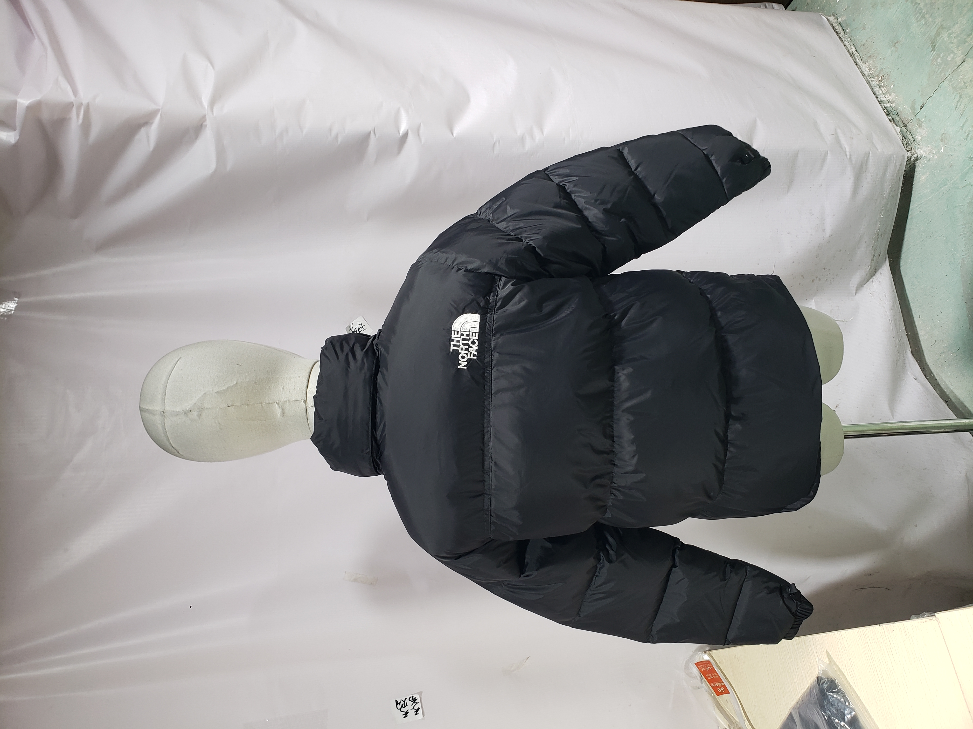 TheNorthFace Splicing White And Black