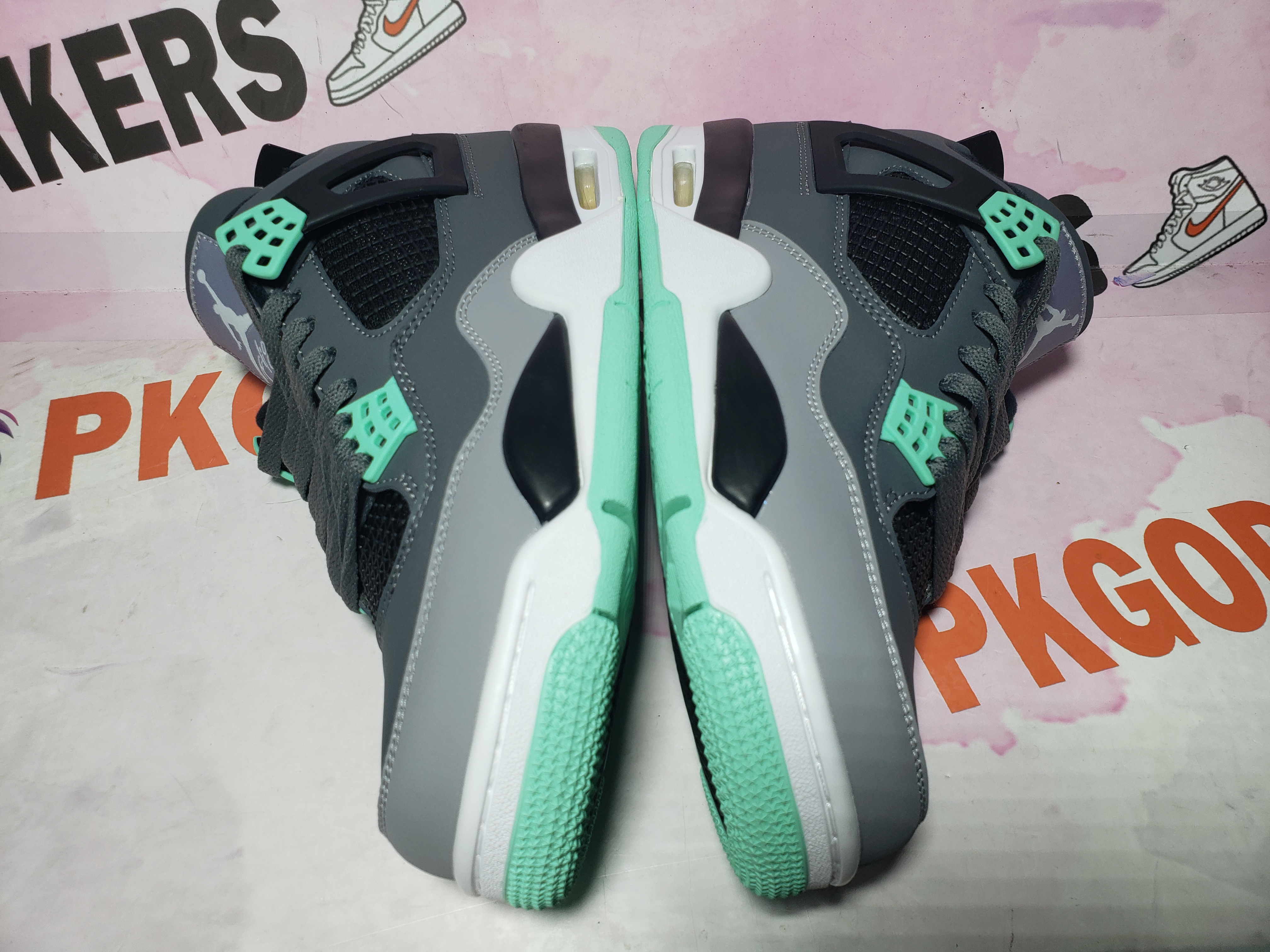 PKGoden Jordan 4 Retro Green Glow 308497-033