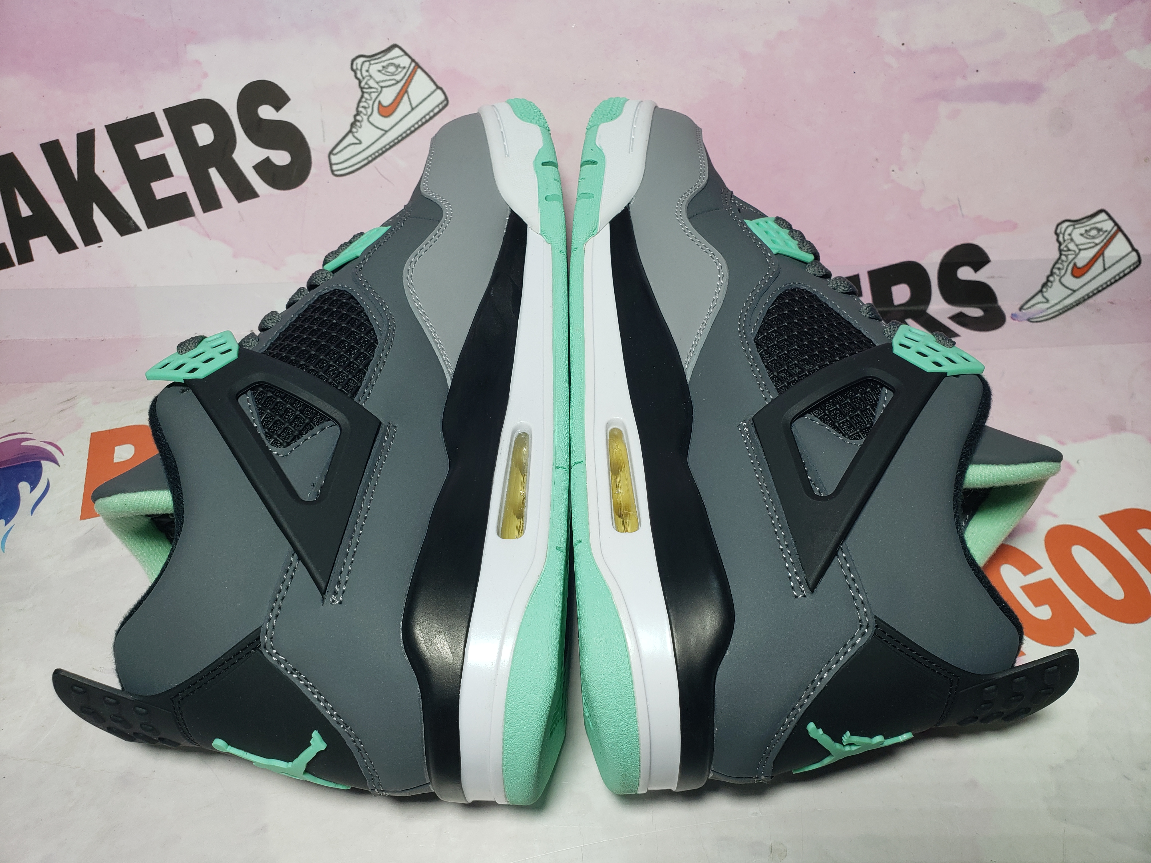 PKGoden Jordan 4 Retro Green Glow 308497-033