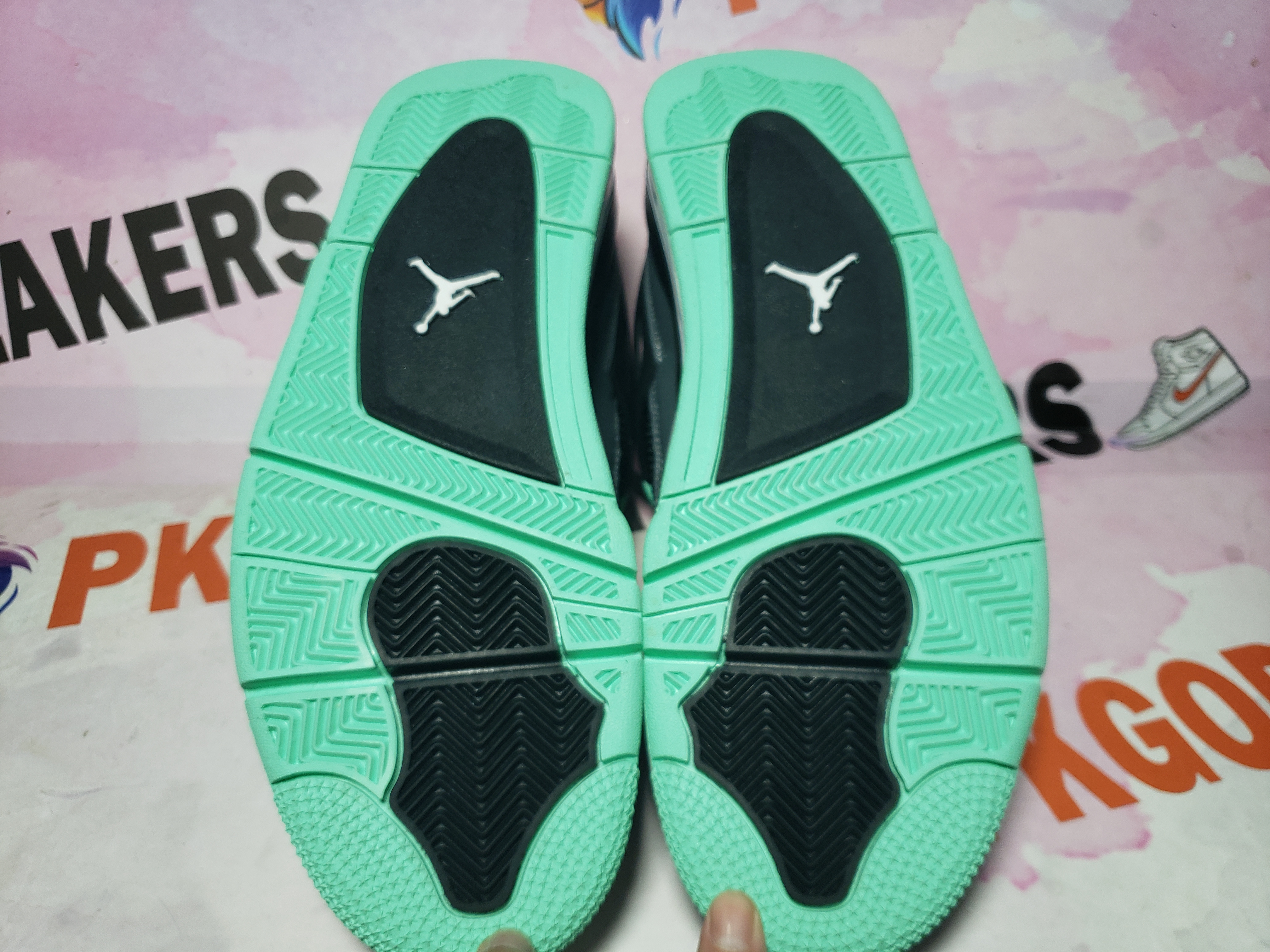 PKGoden Jordan 4 Retro Green Glow 308497-033