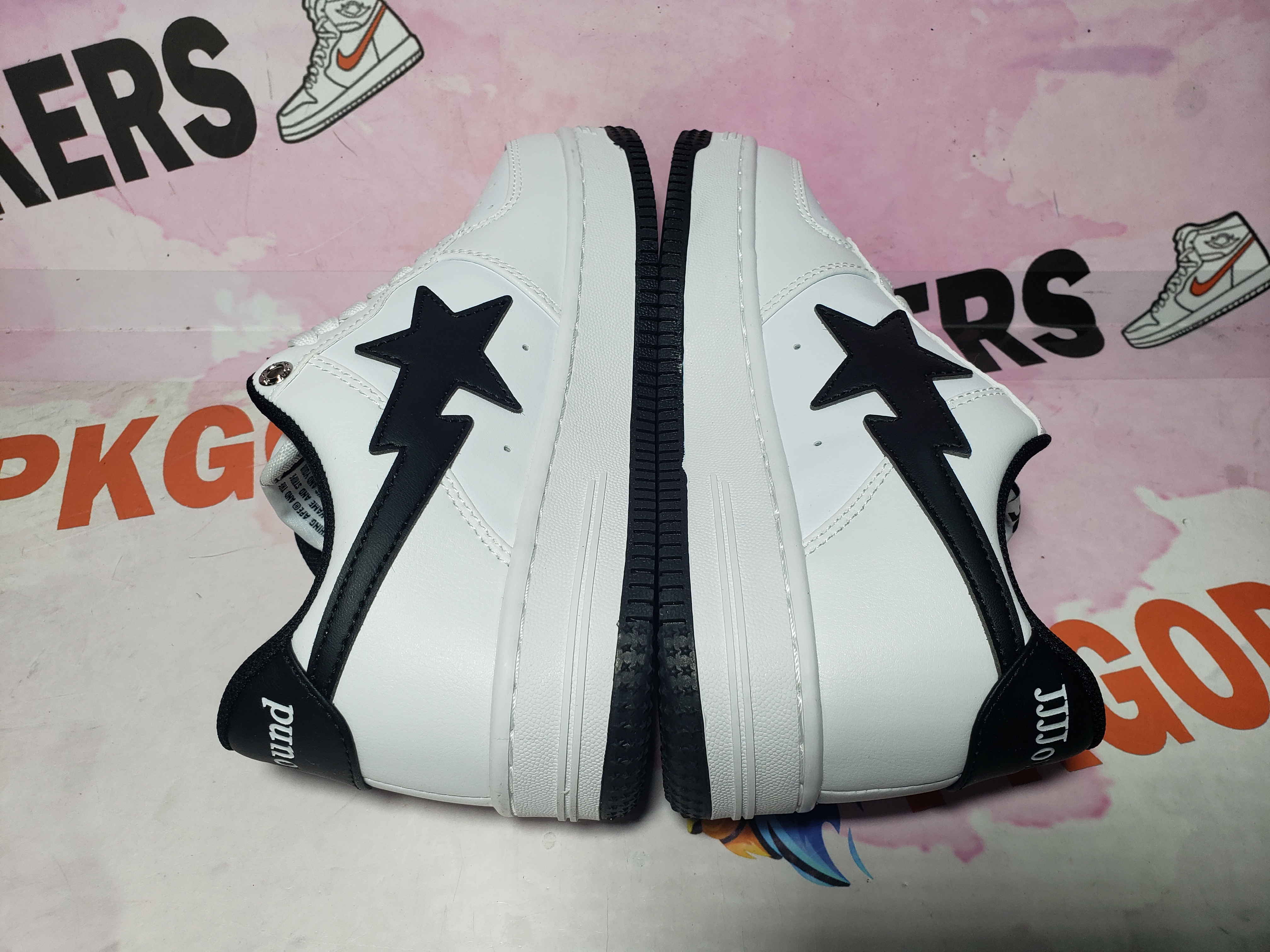 Special Sale A Bathing Ape Bape Sta JJJJound White Navy 1173-191-912