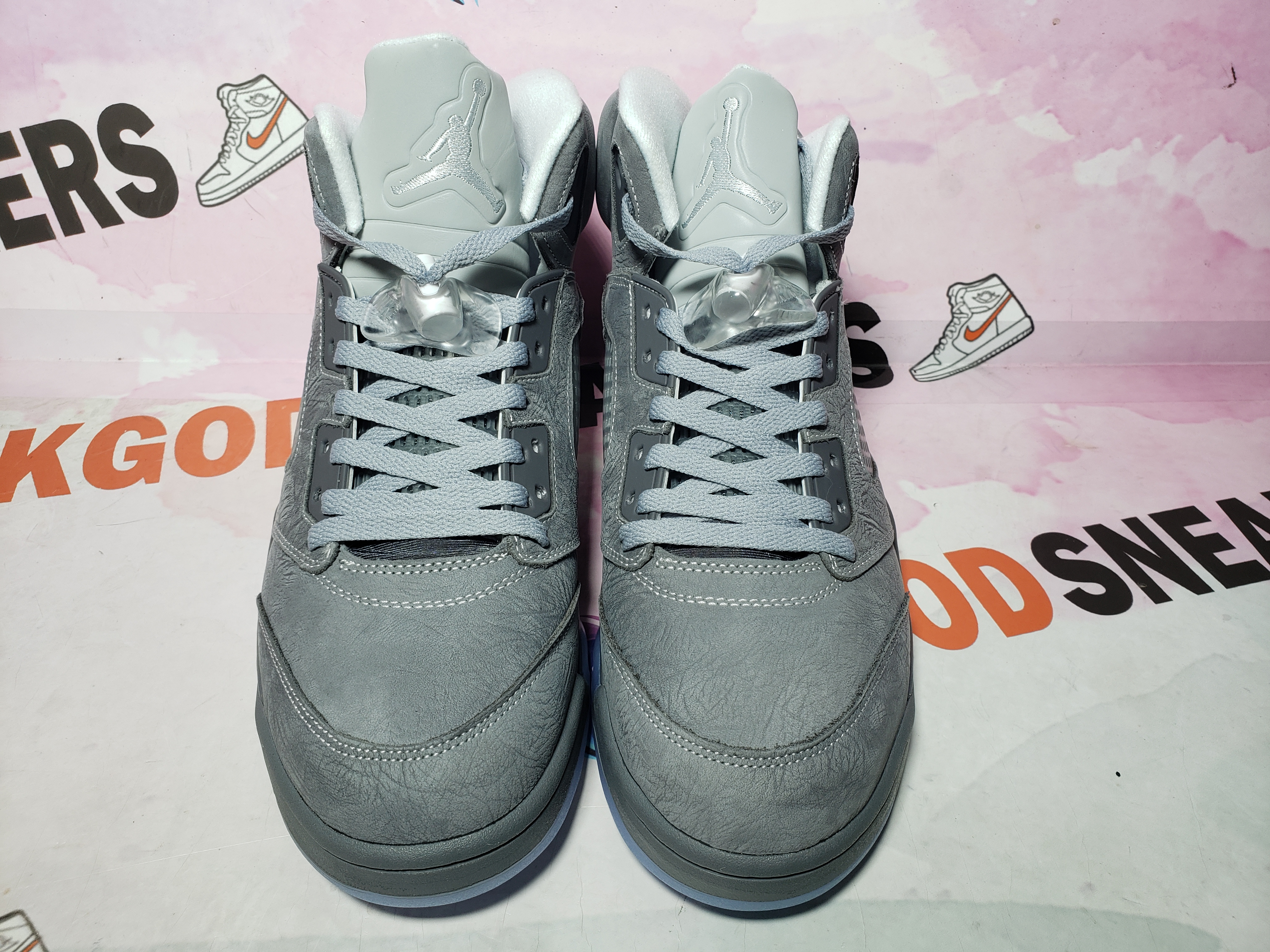 PKGoden Air Jordan 5 Retro Wolf Grey 136027-005 