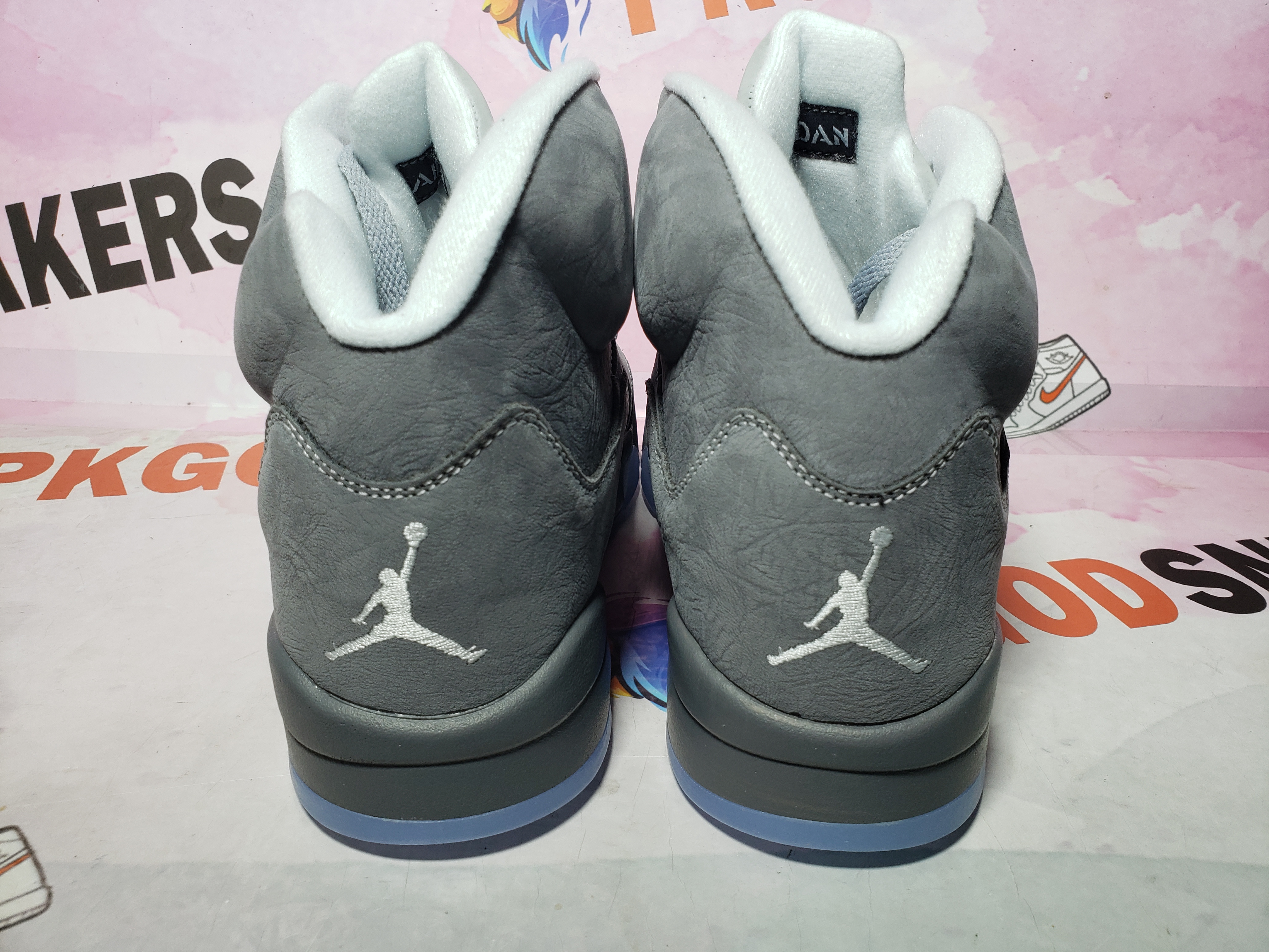 PKGoden Air Jordan 5 Retro Wolf Grey 136027-005 