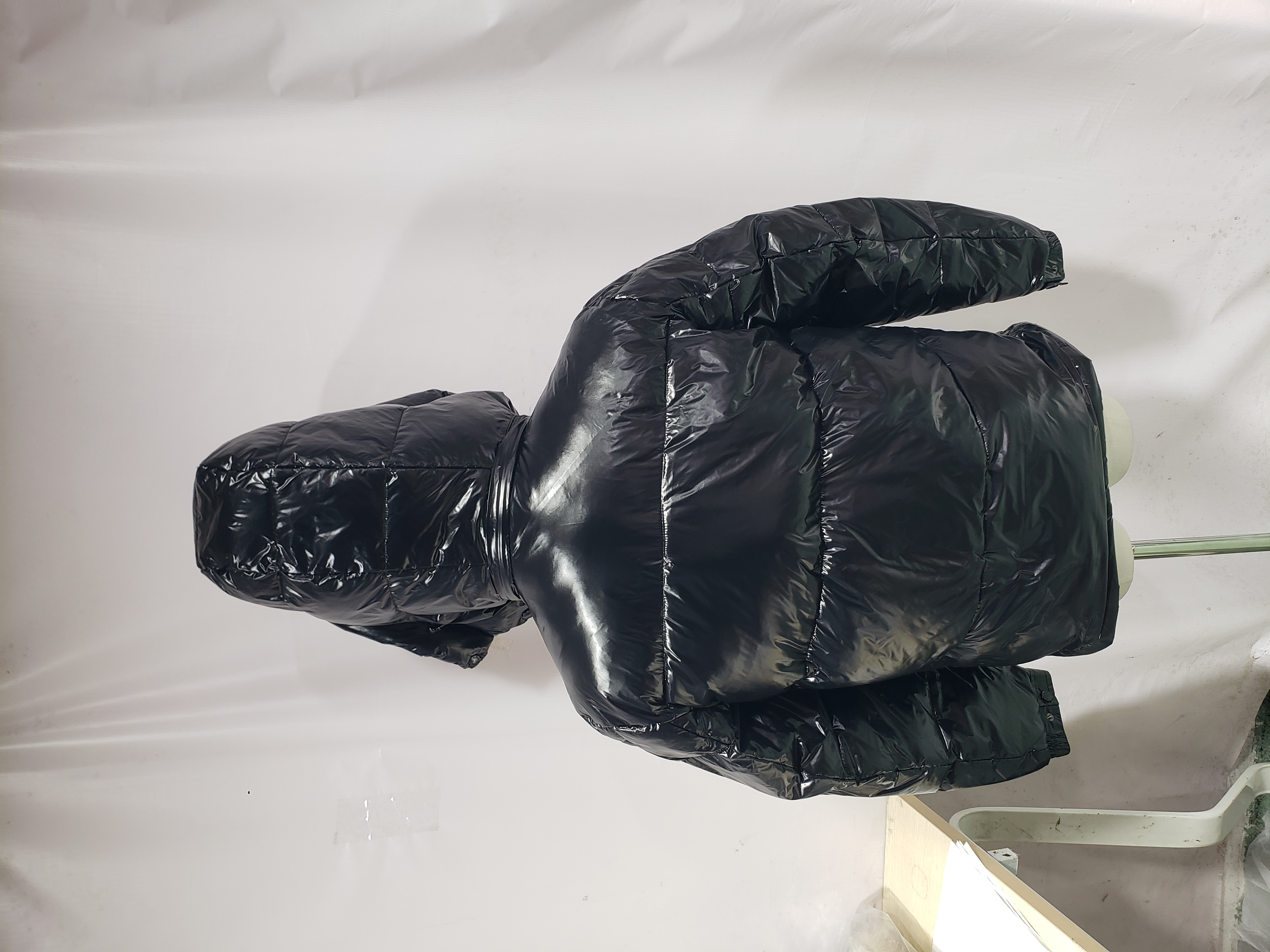 Moncler tricolor ribbon down jacket