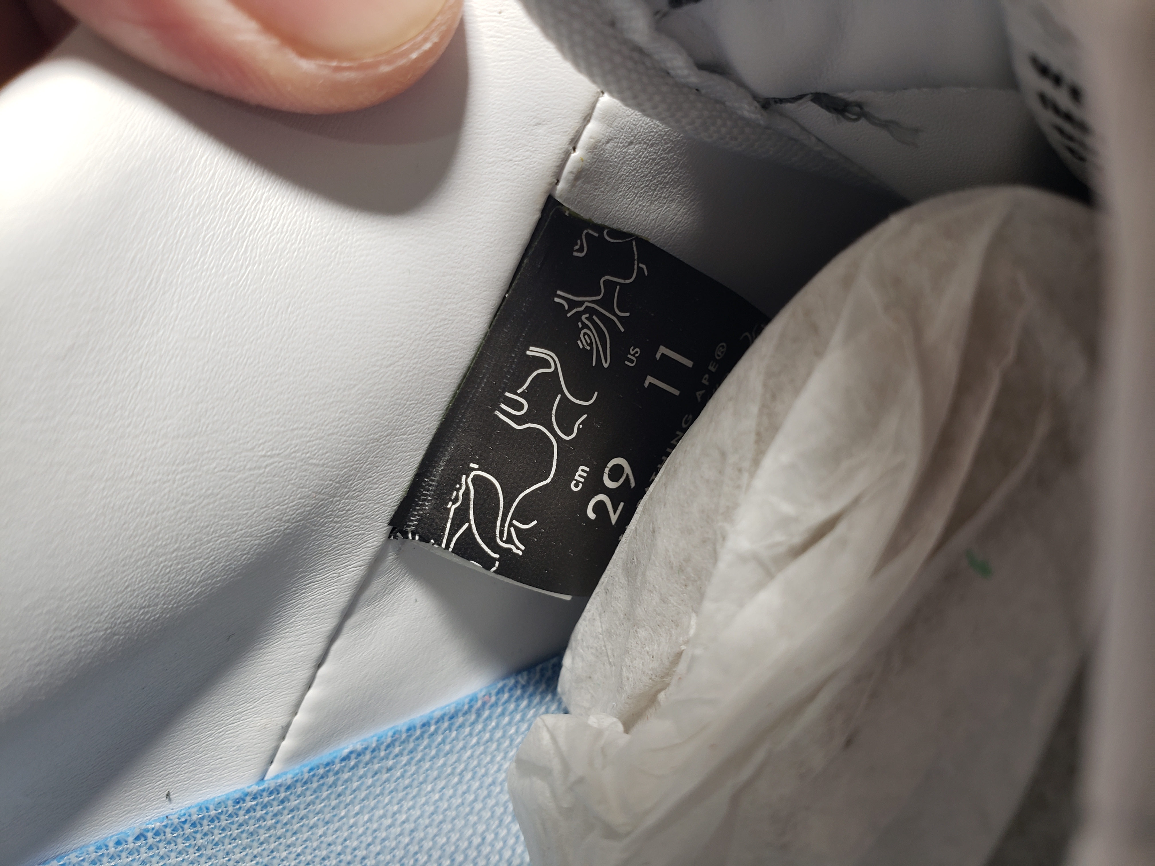 Special Sale A Bathing Ape Bape Sta Low Black Grey Baolan 1H20 191 046